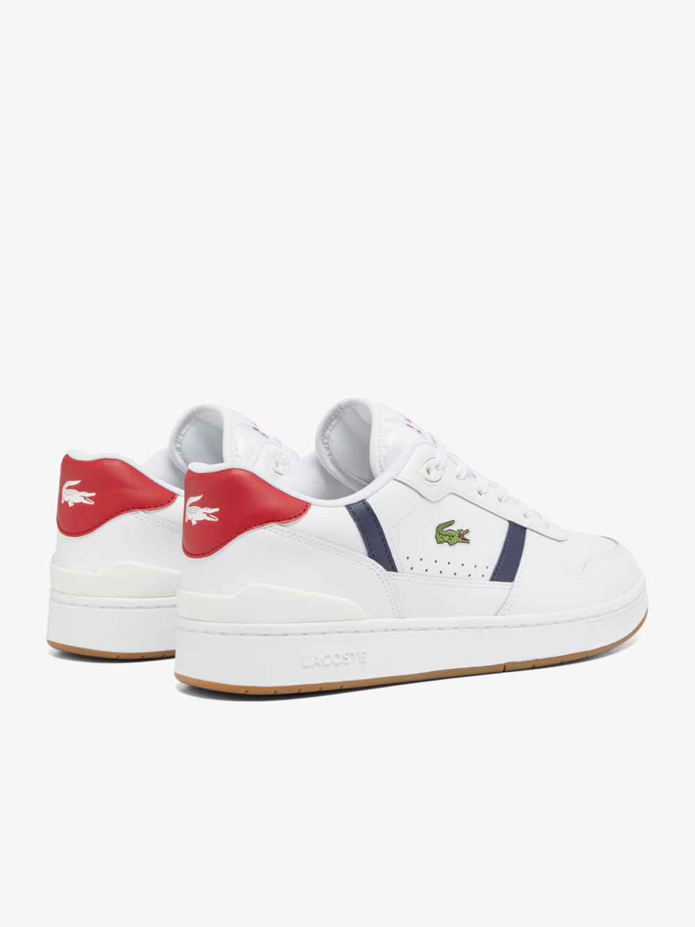 LACOSTE T-Clip Set Leather Sneakers White