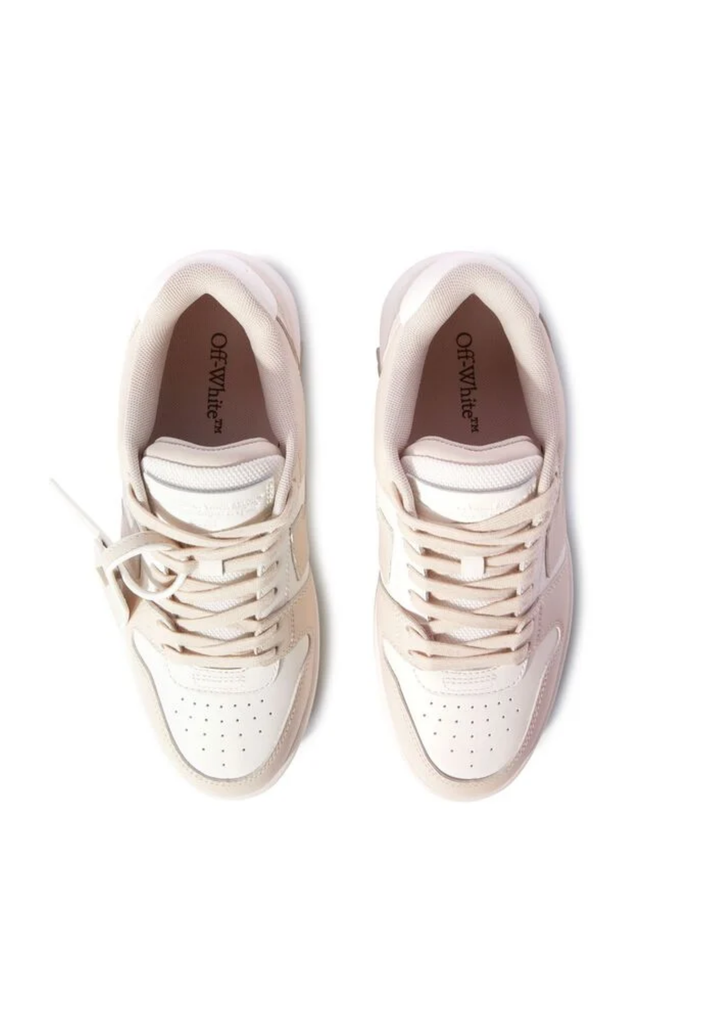 OFF WHITE WOMENS Out Of Office Sneakers White/Beige