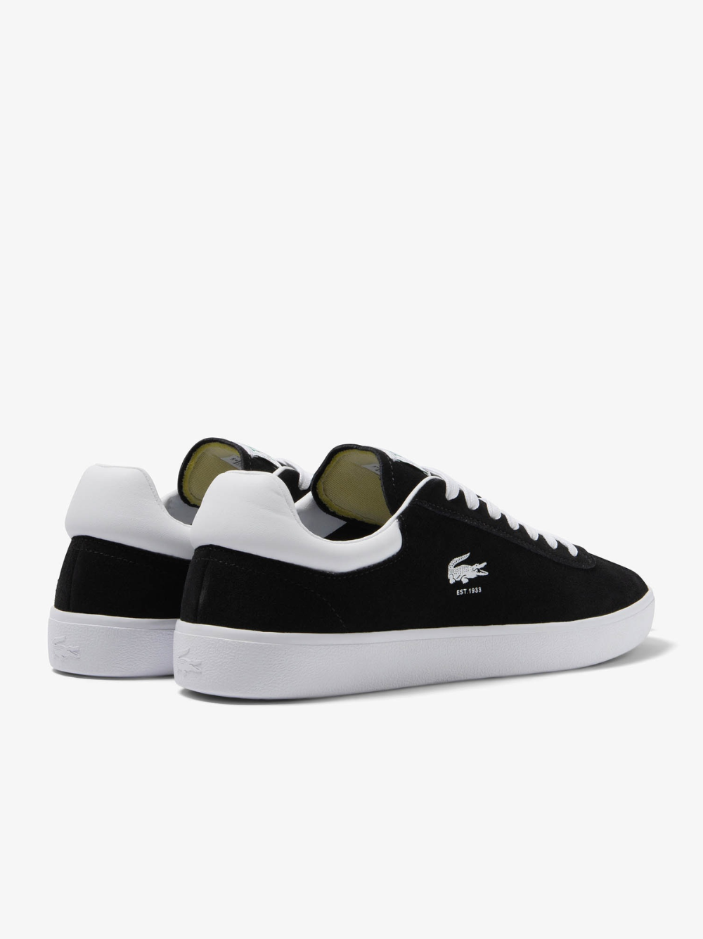LACOSTE Baseshot Leather Sneakers Black/White