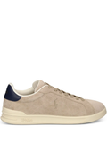 RALPH LAUREN Heritage Court II Suede Sneakers Milkshake/Navy