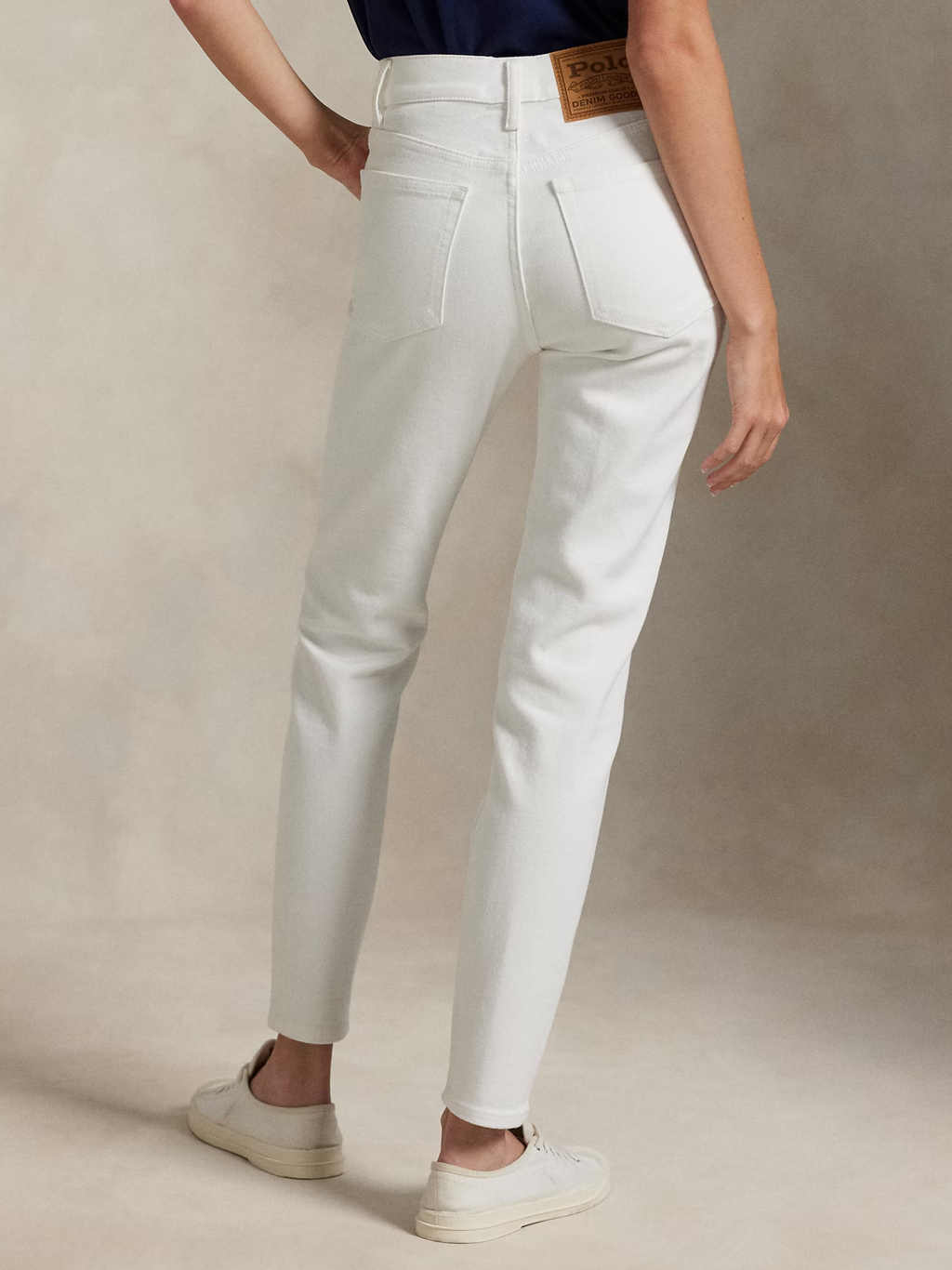 RALPH LAUREN WOMEN Mid-Rise Super-Slim Jeans Amesbury Wash