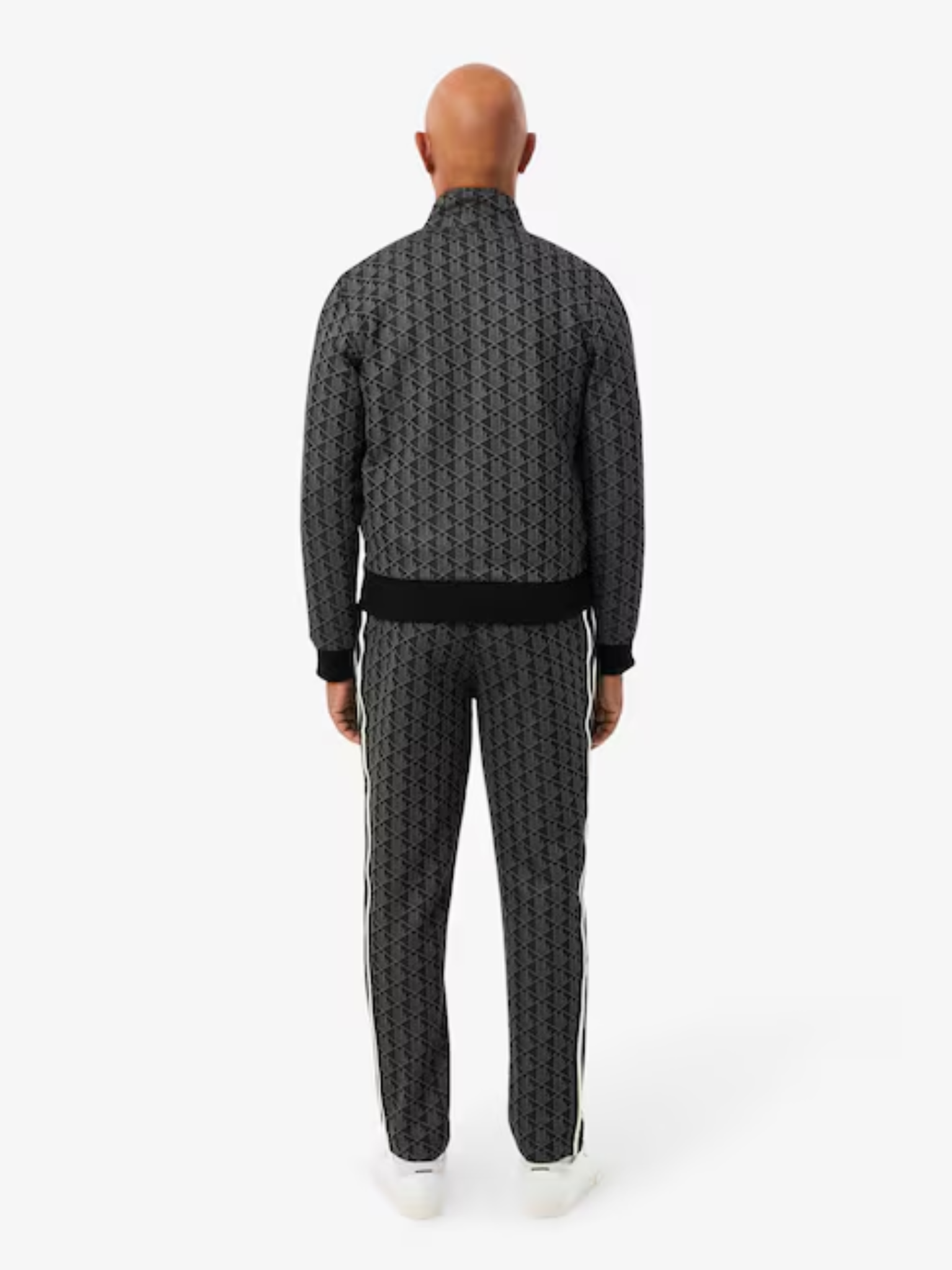 LACOSTE Paris Monogram Sweatpants Black/Grey