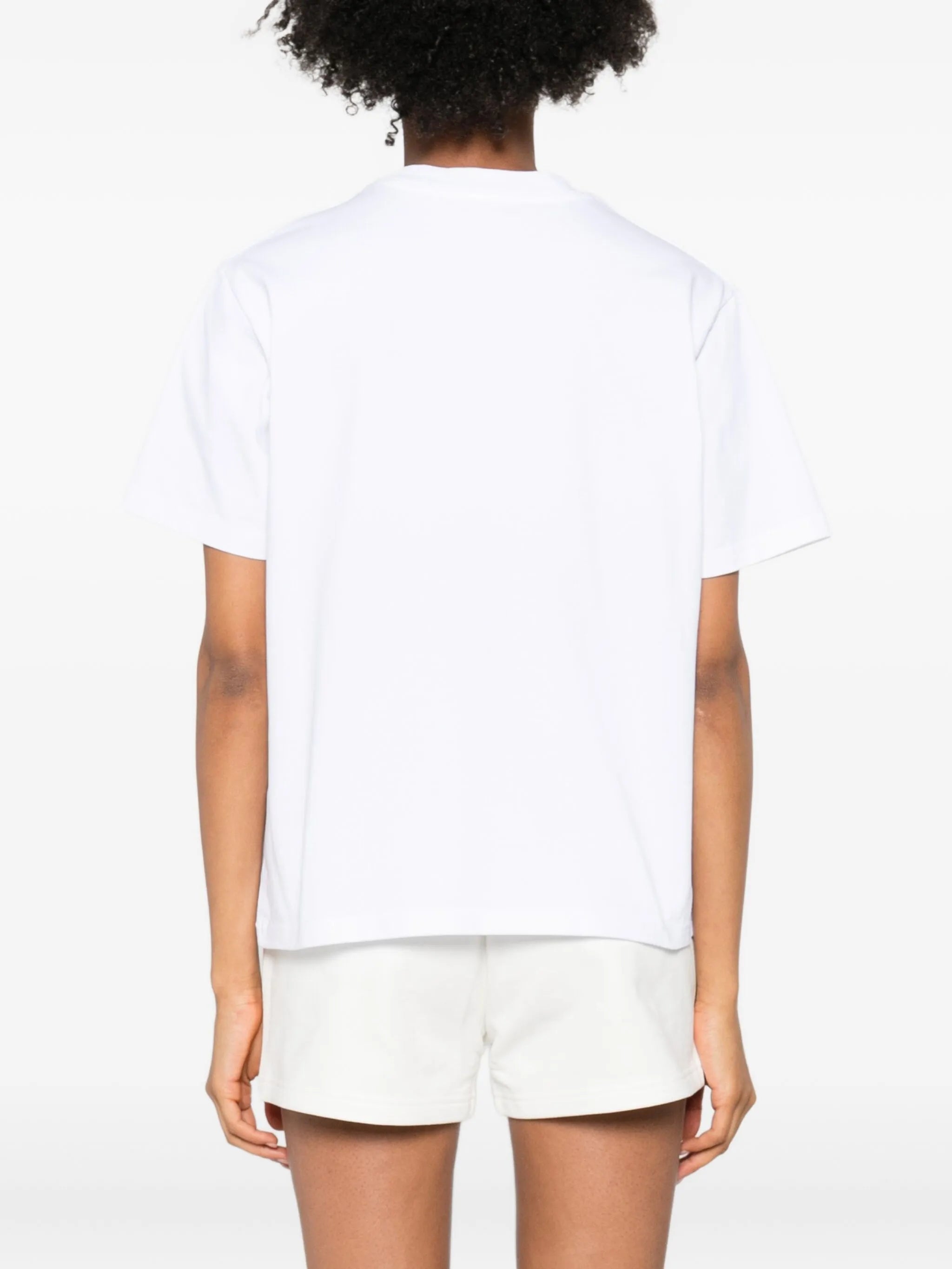 CASABLANCA WOMEN Ski Printed T-shirt White