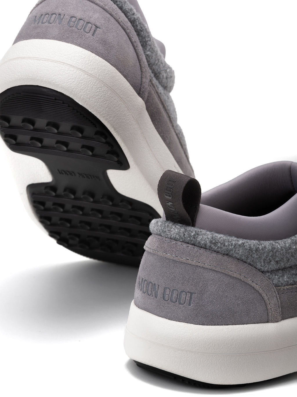 MOON BOOT Park Soft Felt Sneakers Grey