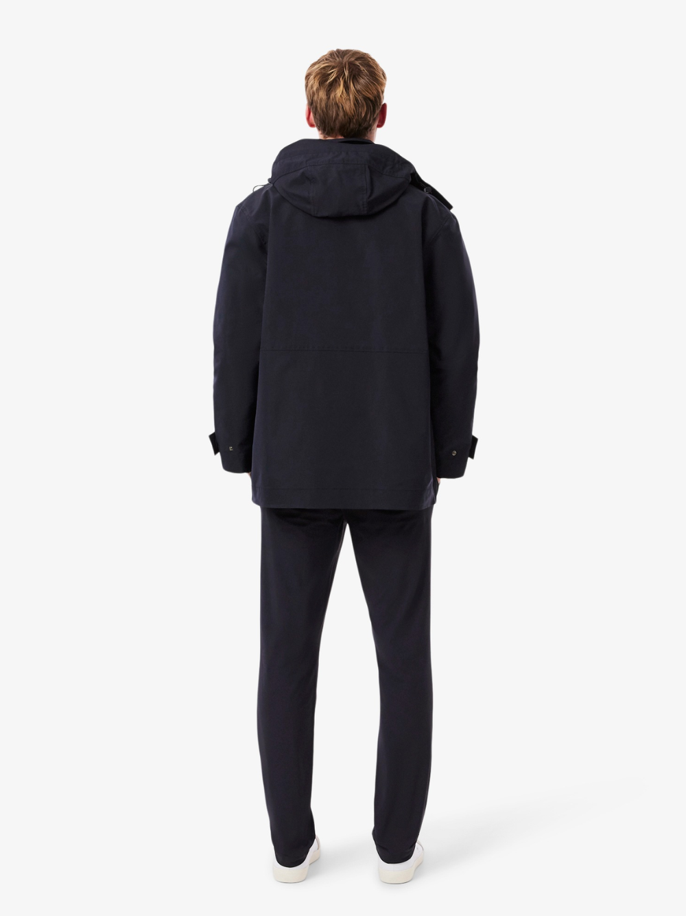 LACOSTE Slim Fit Stretch Commuter Pants Navy