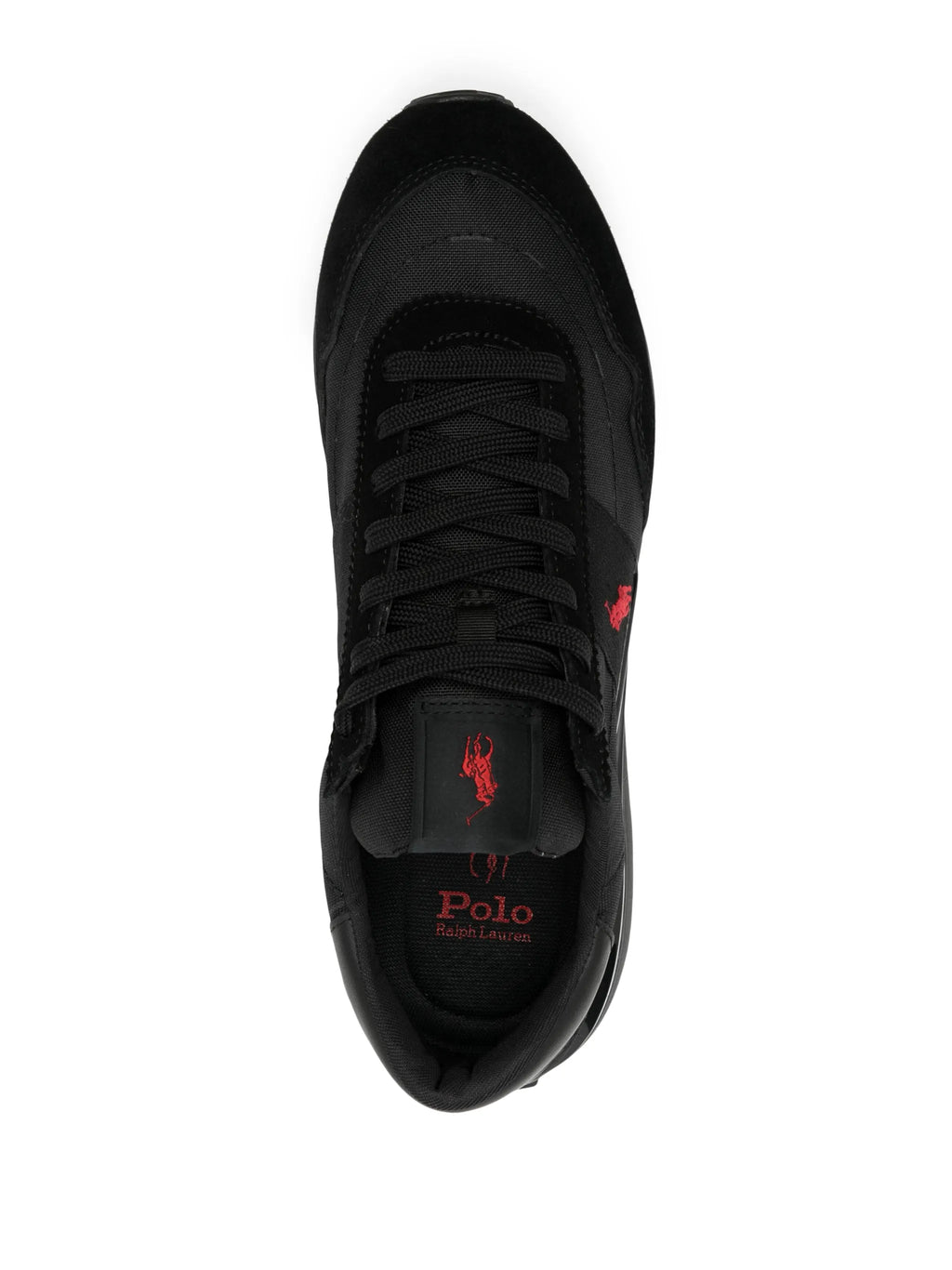 RALPH LAUREN Train 89 Panelled Trainers Triple Black