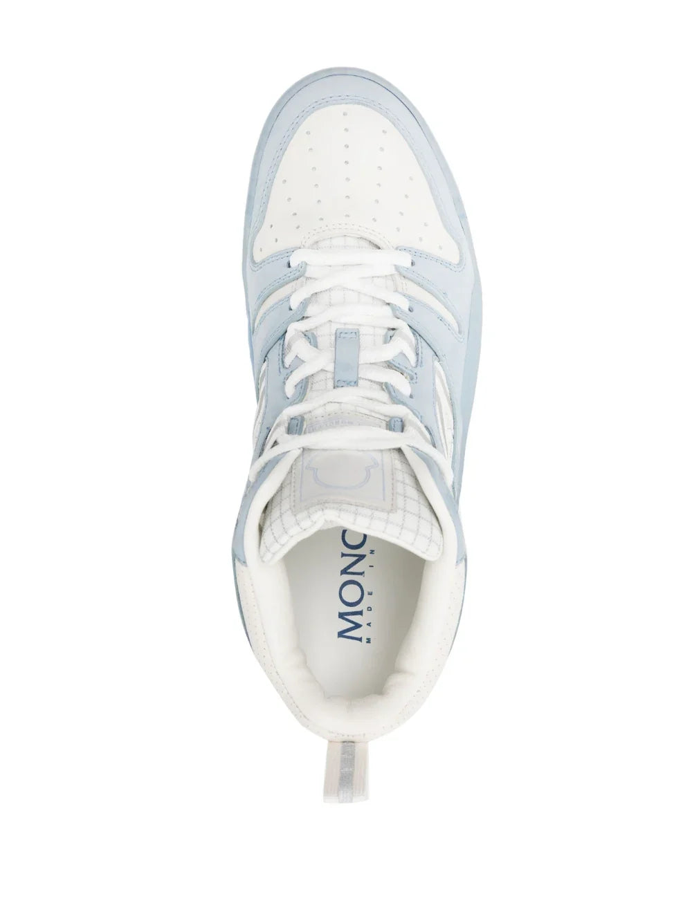 MONCLER WOMEN Pivot Mid High-Top Sneakers Sky Blue