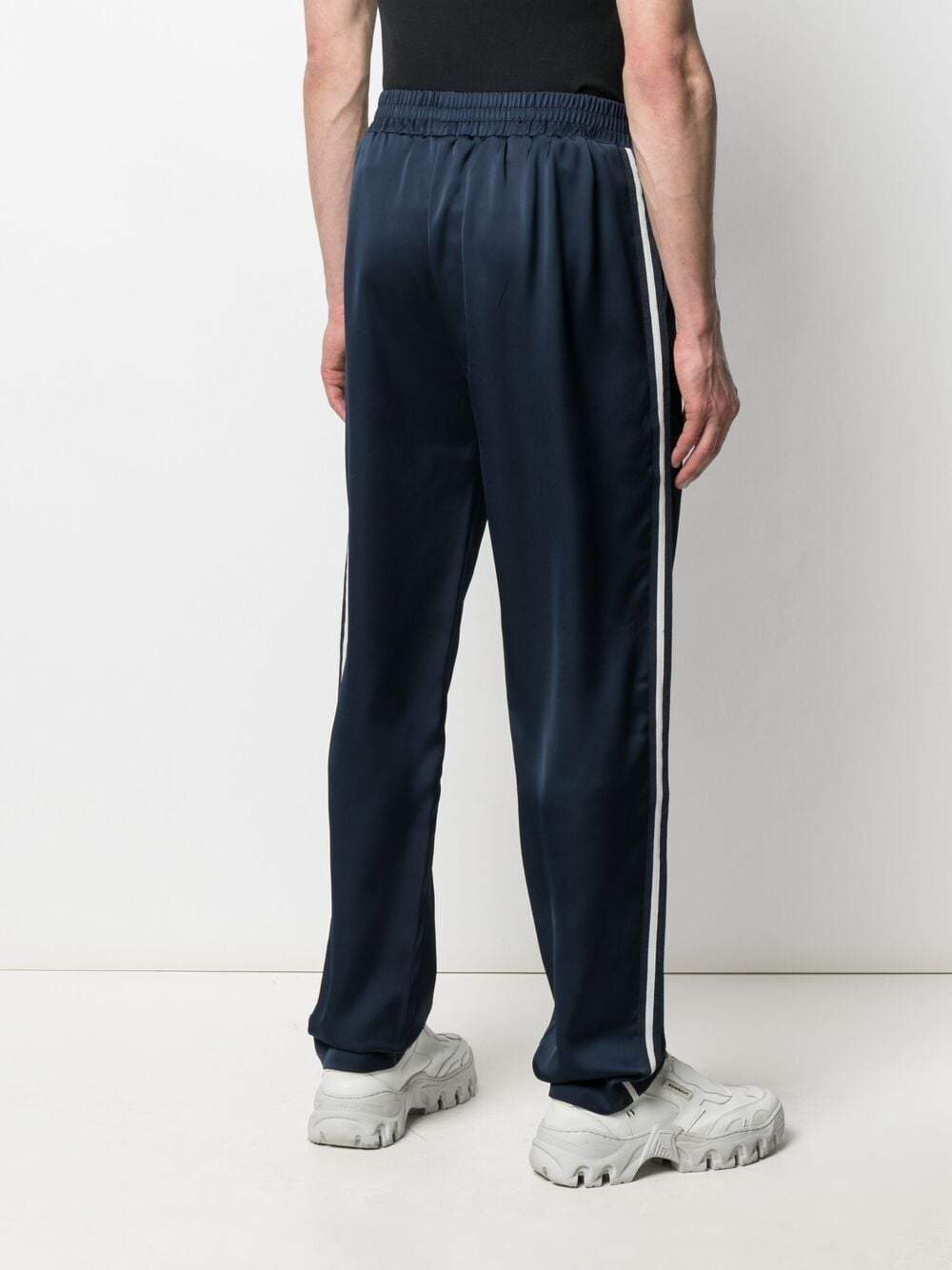 BEL-AIR ATHLETICS Logo Embroidered Track Pants Navy
