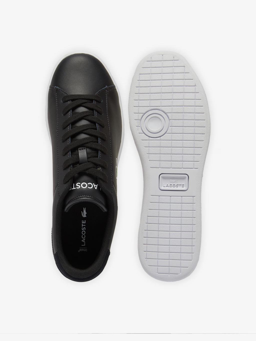 LACOSTE Carnaby Set Leather Sneakers Black/White