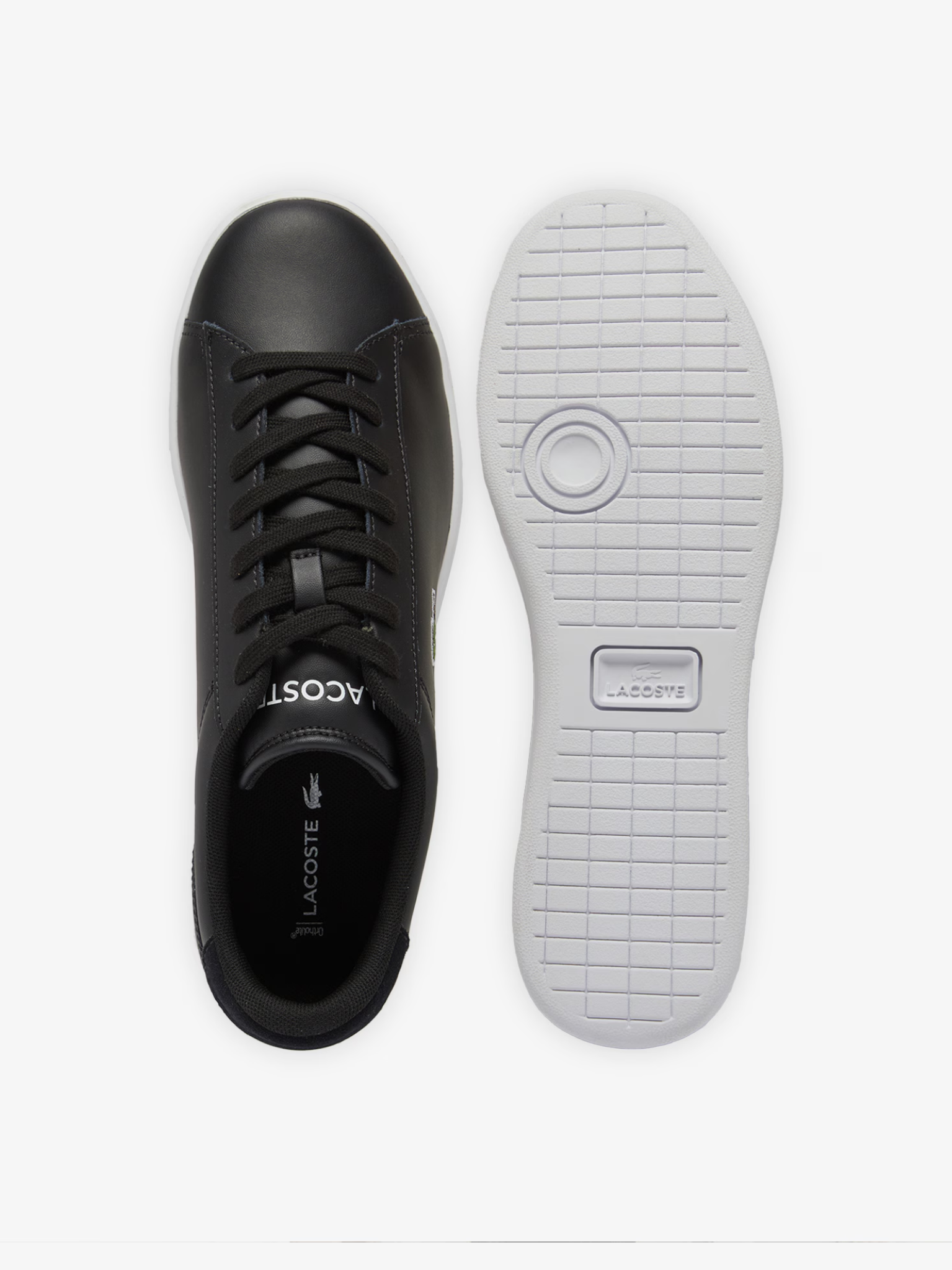 LACOSTE Carnaby Set Leather Sneakers Black/White