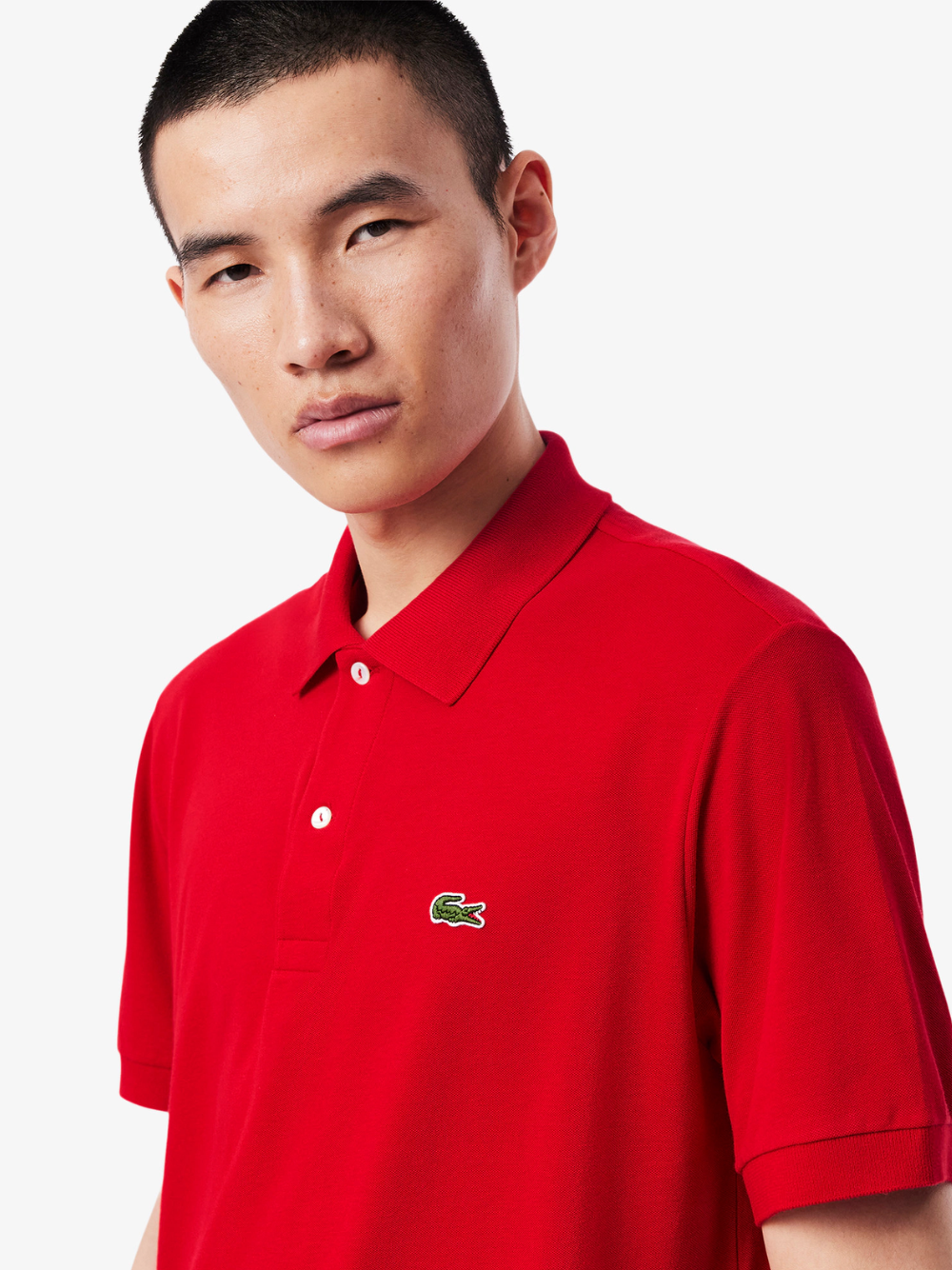 LACOSTE Classic Fit L.12.12 LIGHT Polo Shirt Red