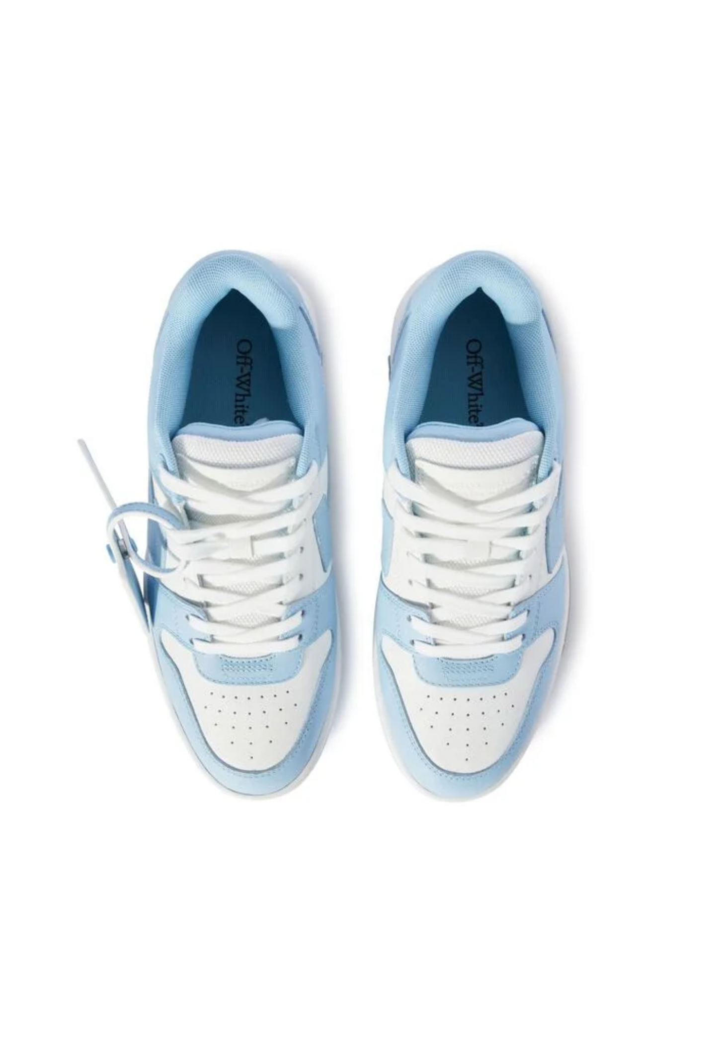 OFF WHITE WOMENS Out Of Office Sneakers White/Light Blue