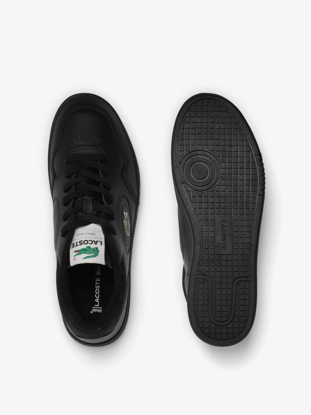 LACOSTE Lineset Leather Sneakers Black/Black