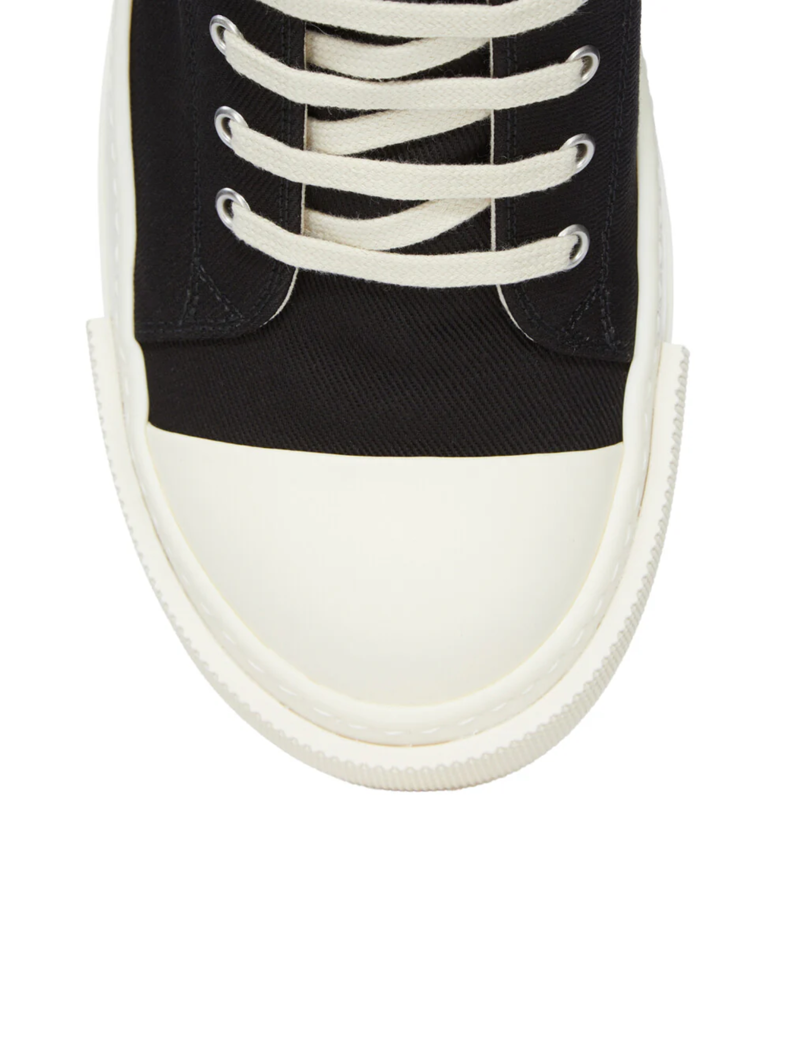 RICK OWENS DRKSHDW Extreme Low Sneakers Black/Milk