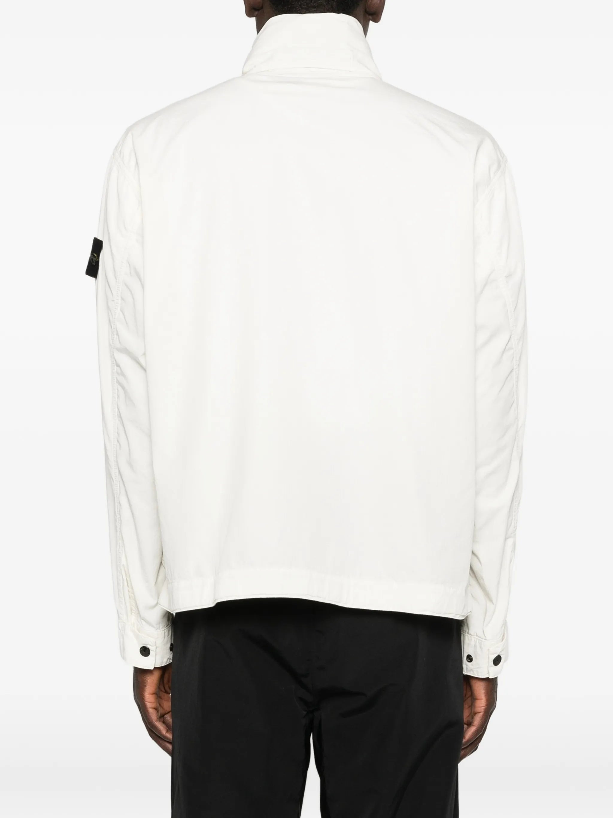 STONE ISLAND Pocket Zip Jacket White