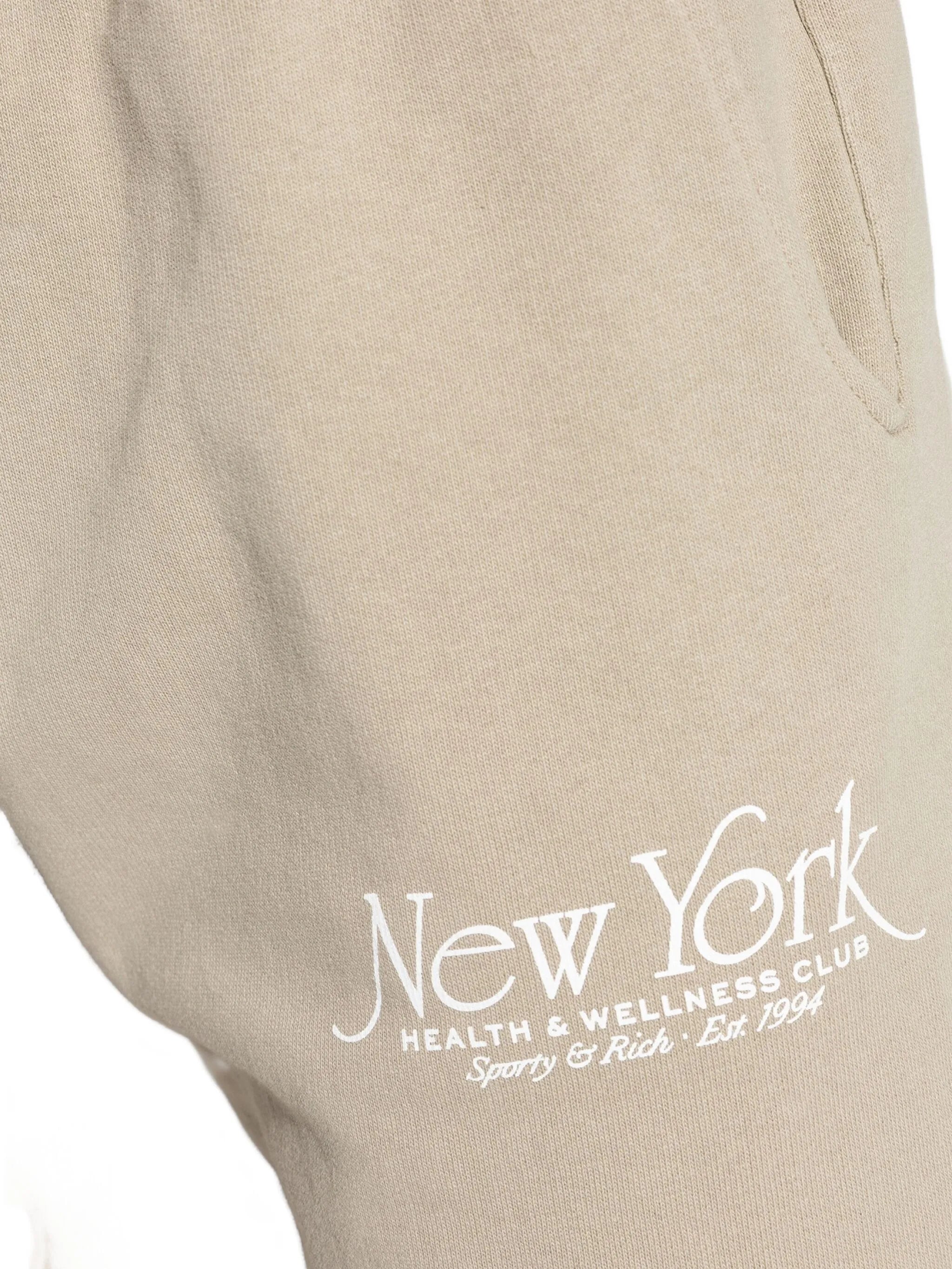 SPORTY & RICH WOMEN NY 94 Sweatpants Elephant/White