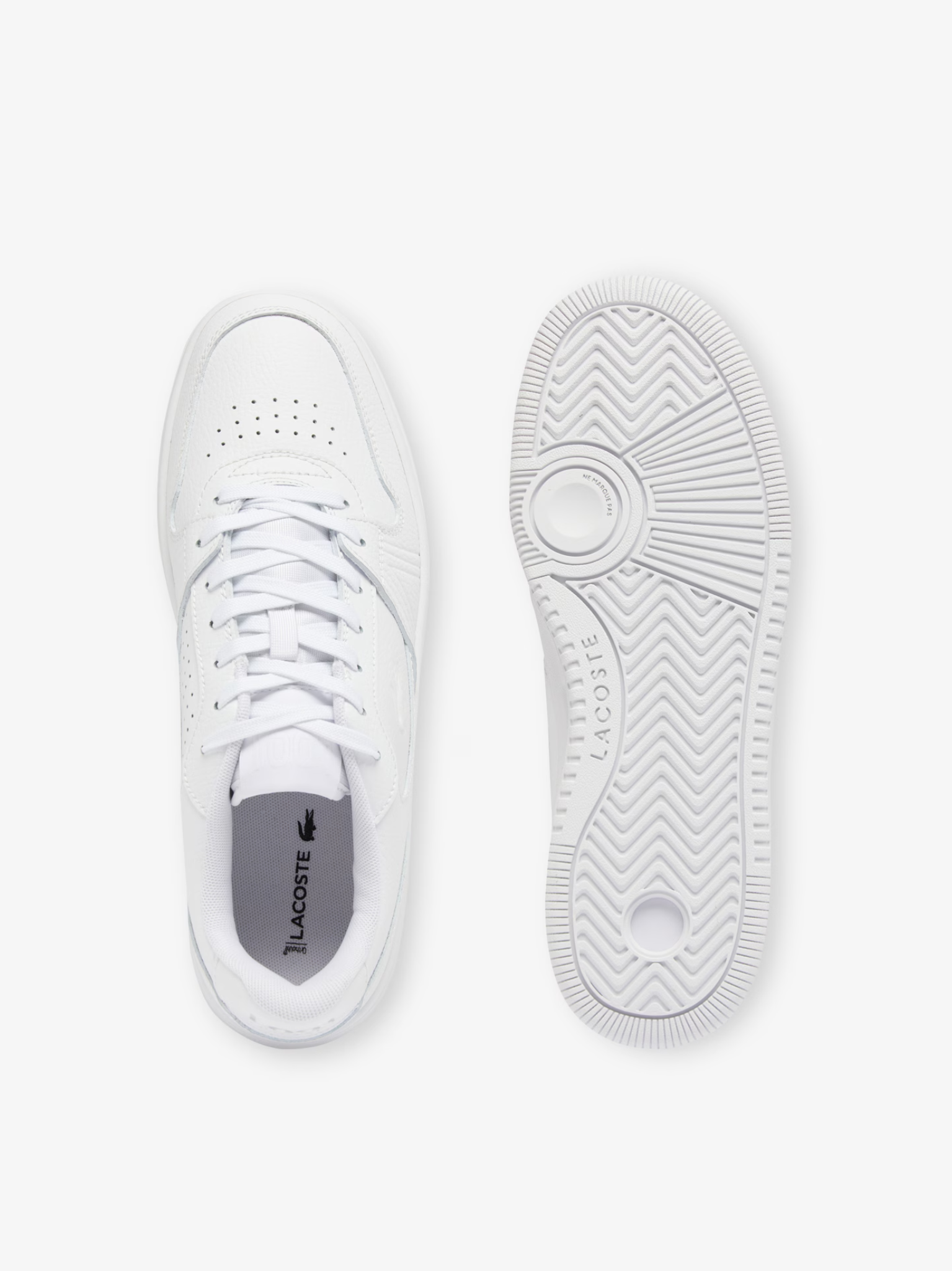 LACOSTE L001 Set Leather Sneakers White