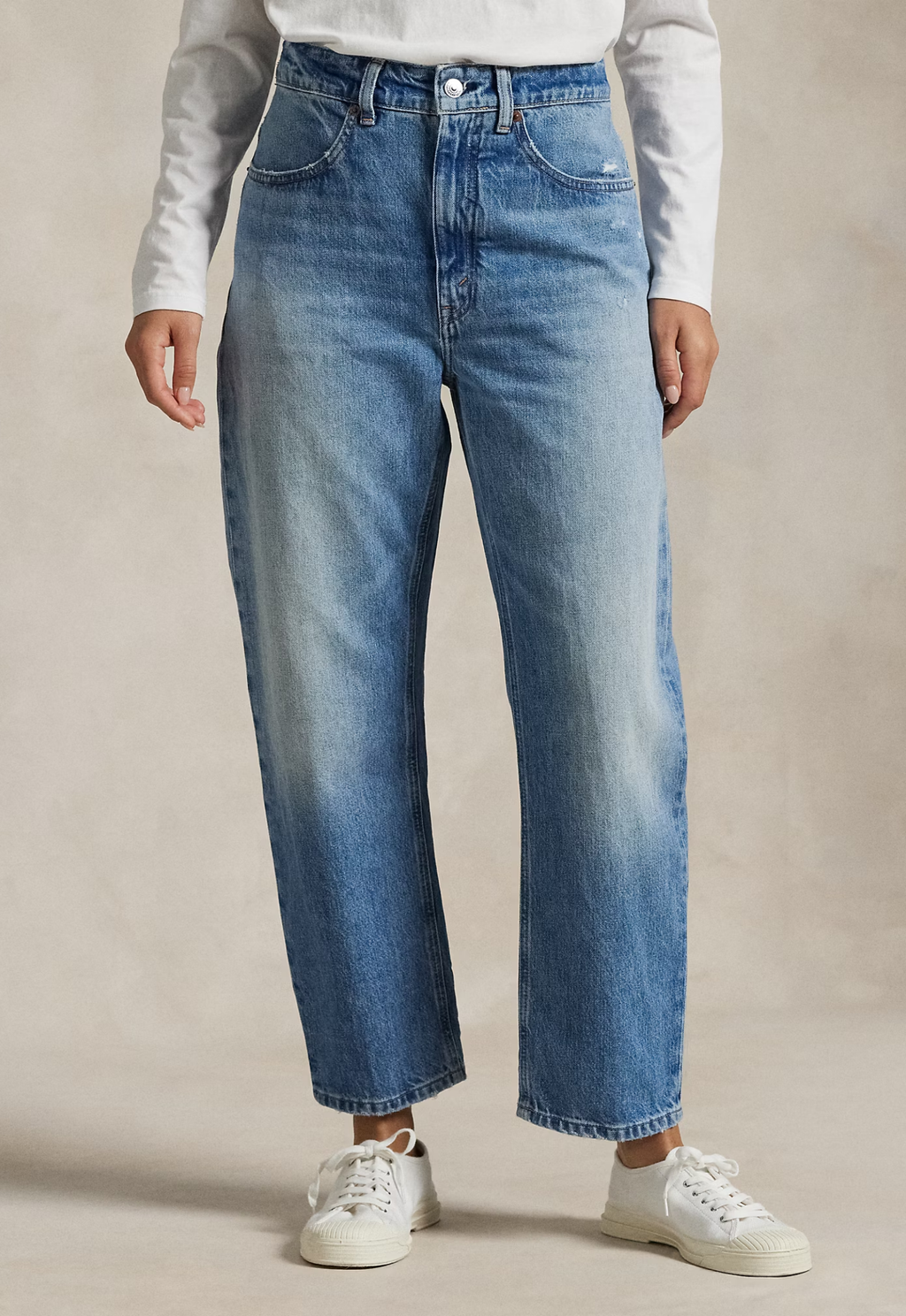 RALPH LAUREN WOMEN Relaxed Tapered Jean Keene Wash