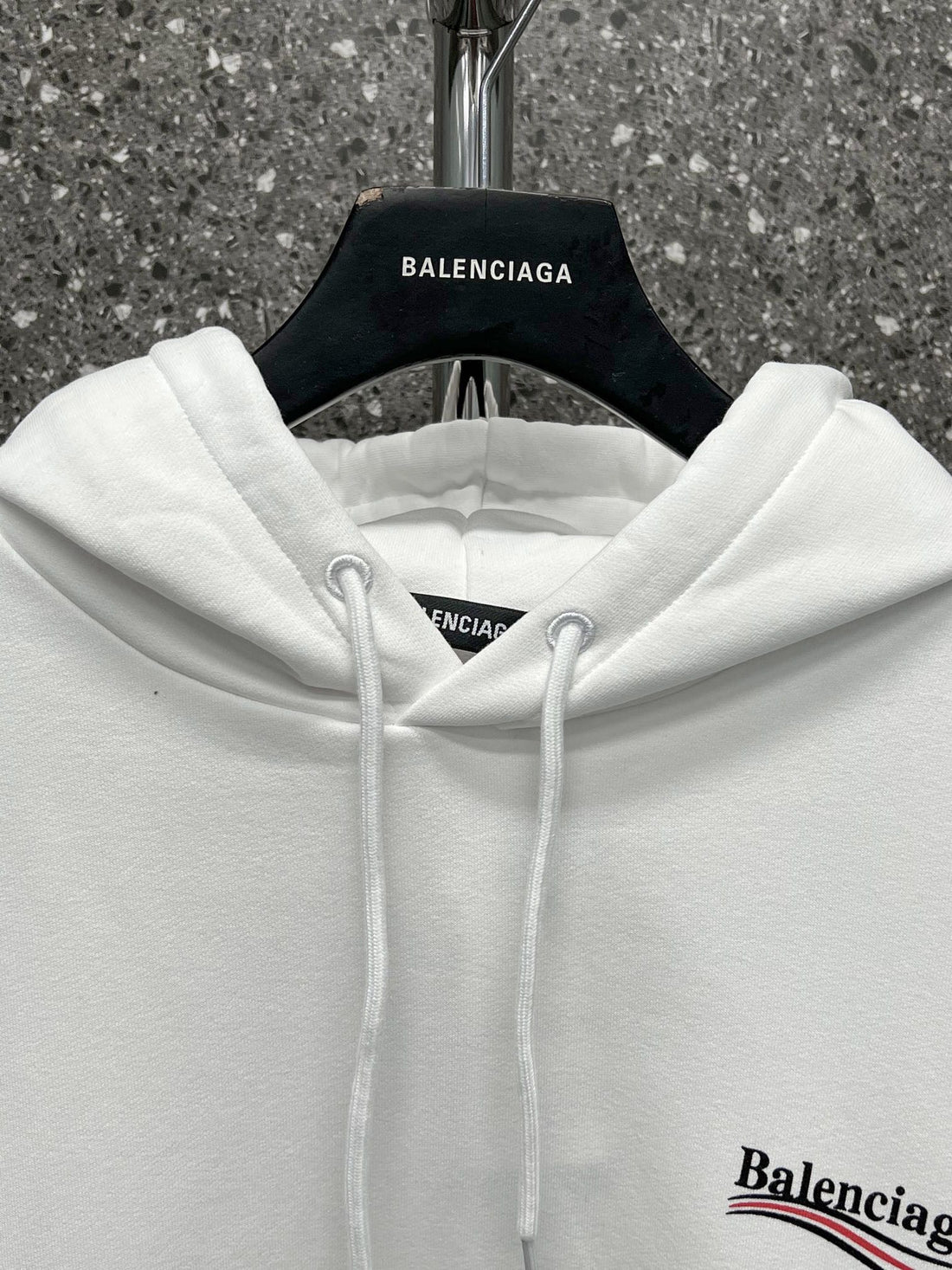 White and Black Hoodie