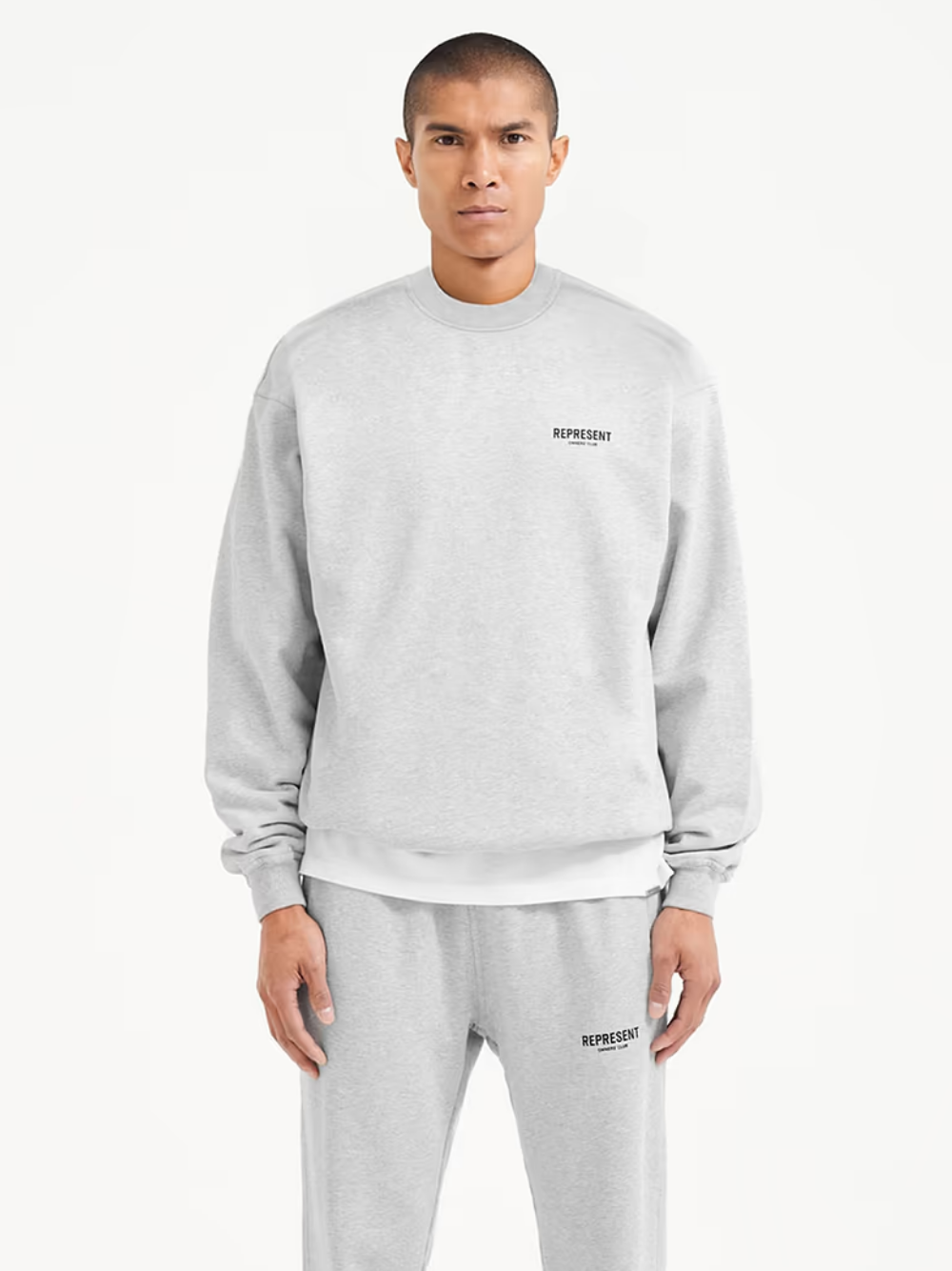 REPRESENT Owners Club Sweater Ash Grey