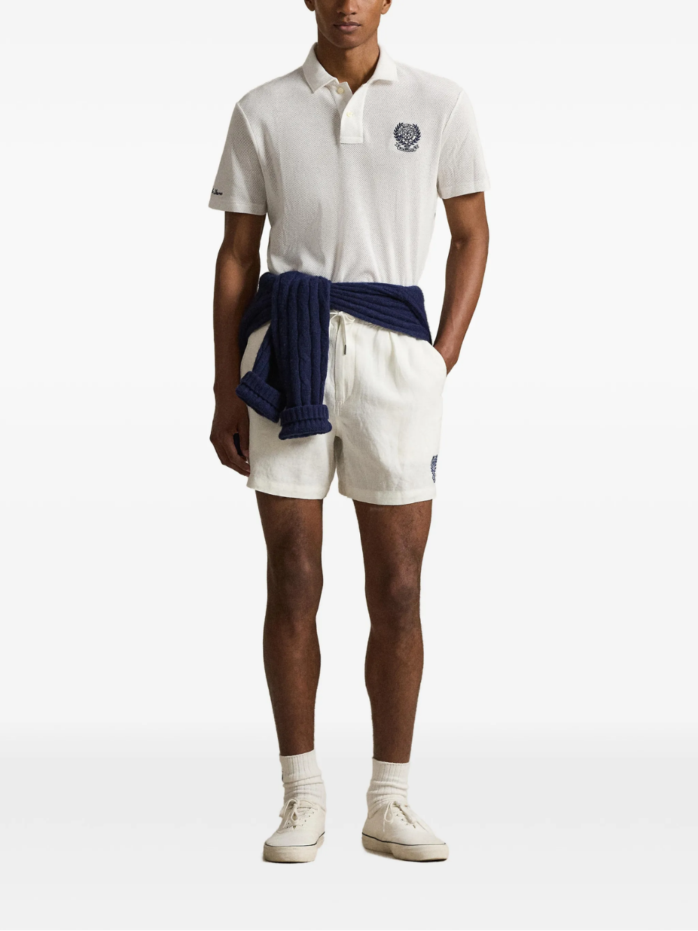 RALPH LAUREN Wimbledon Classic Fit Polo Shirt Deckwash White