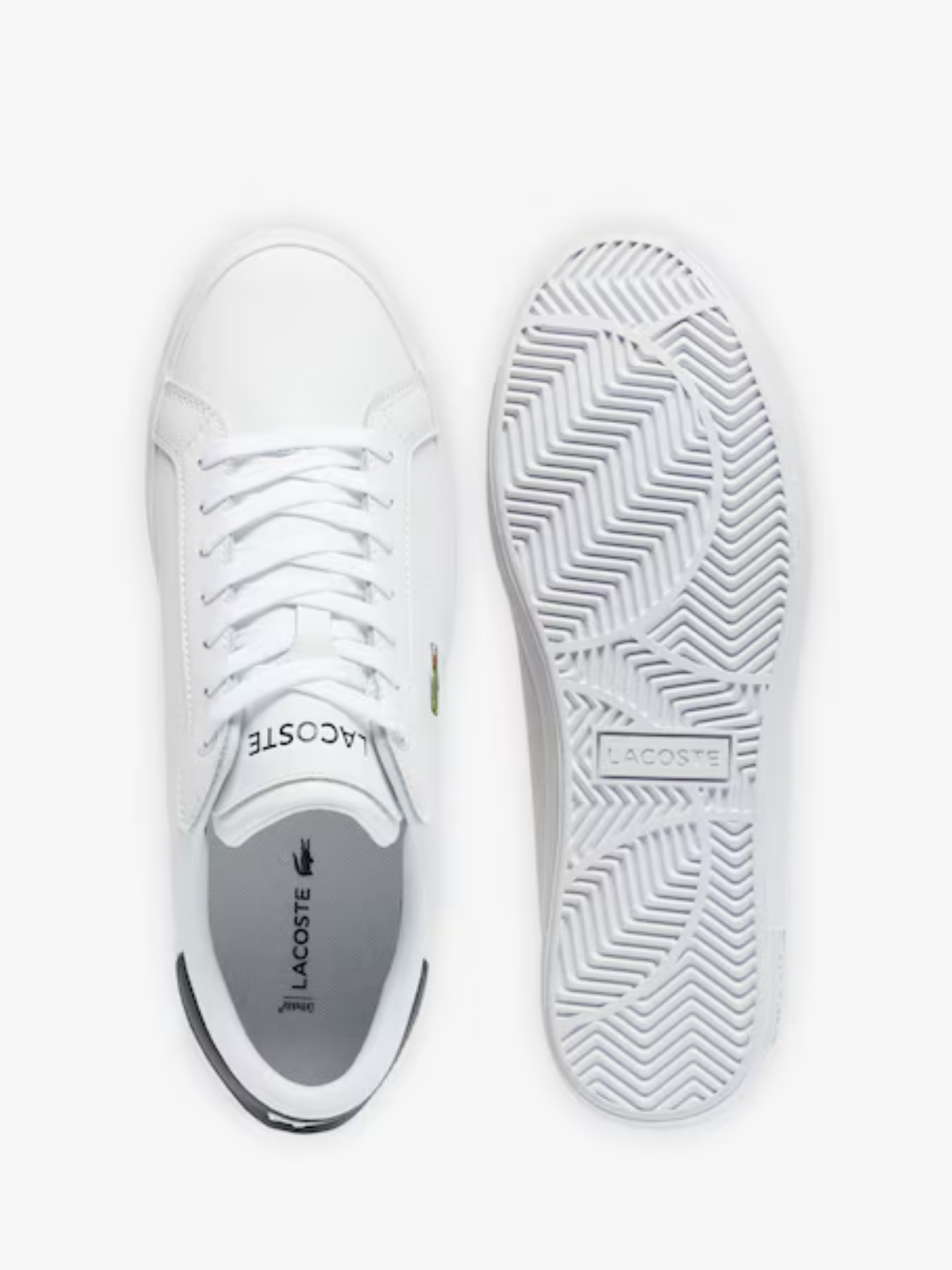LACOSTE Powercourt Leather Sneakers White