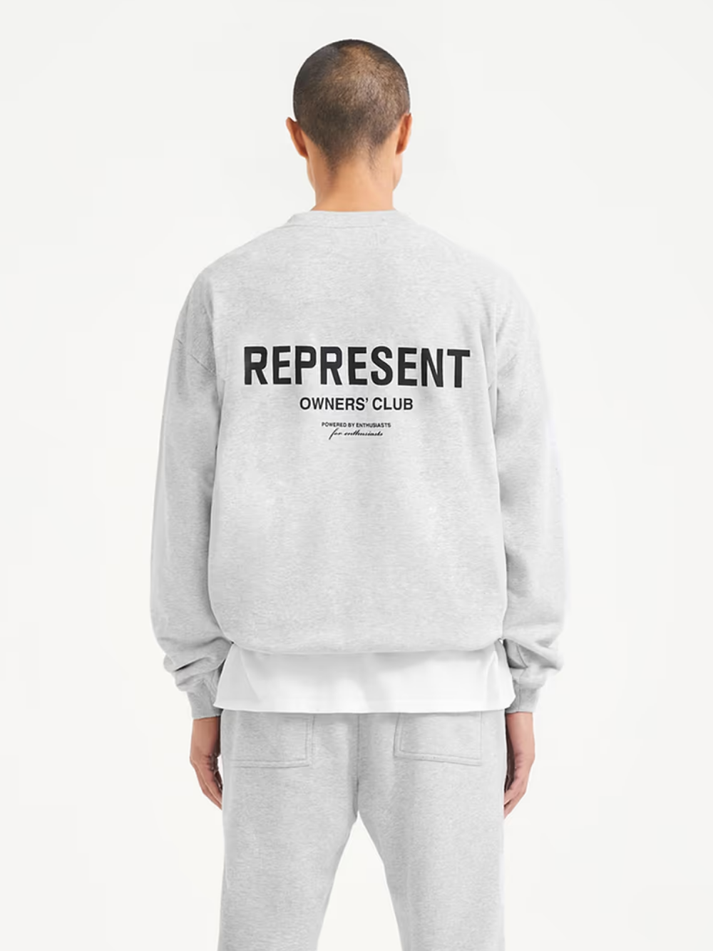 REPRESENT Owners Club Sweater Ash Grey