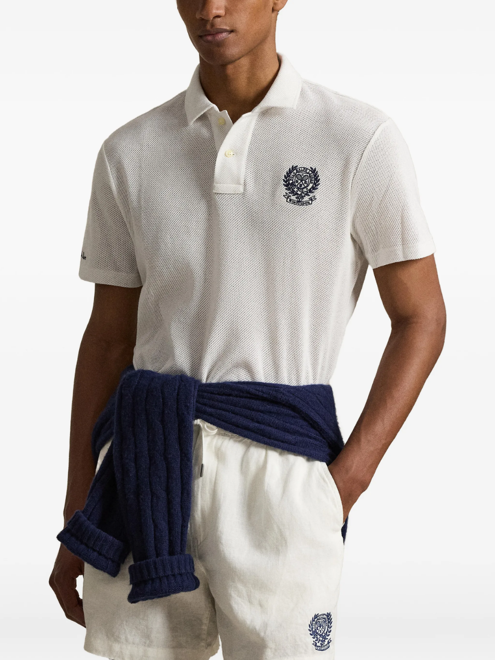 RALPH LAUREN Wimbledon Classic Fit Polo Shirt Deckwash White