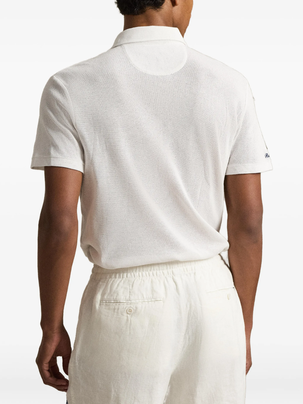 RALPH LAUREN Wimbledon Classic Fit Polo Shirt Deckwash White