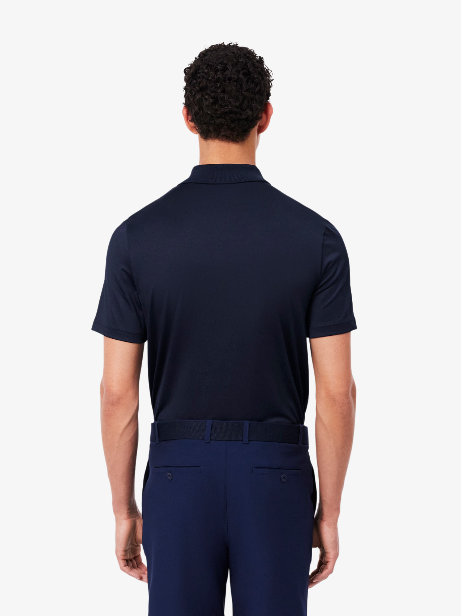 LACOSTE Ultra Dry Stretch Golf Polo Shirt Midnight Blue