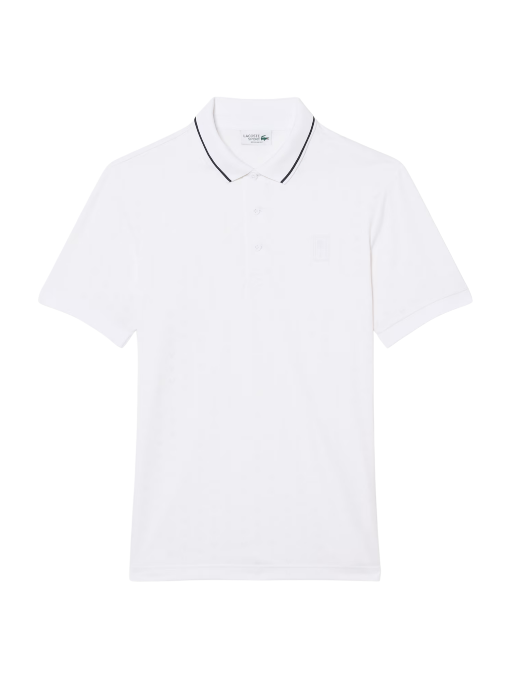 LACOSTE Tennis Heritage Ultra Dry Stretch Polo Shirt White