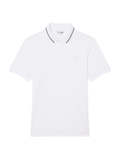 LACOSTE Tennis Heritage Ultra Dry Stretch Polo Shirt White