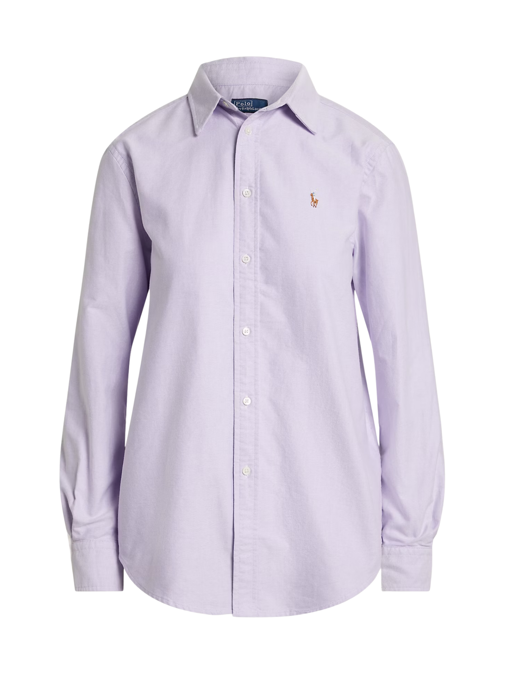 RALPH LAUREN WOMEN The Iconic Classic Fit Oxford Shirt Sky Lavender