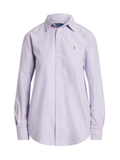 RALPH LAUREN WOMEN The Iconic Classic Fit Oxford Shirt Sky Lavender
