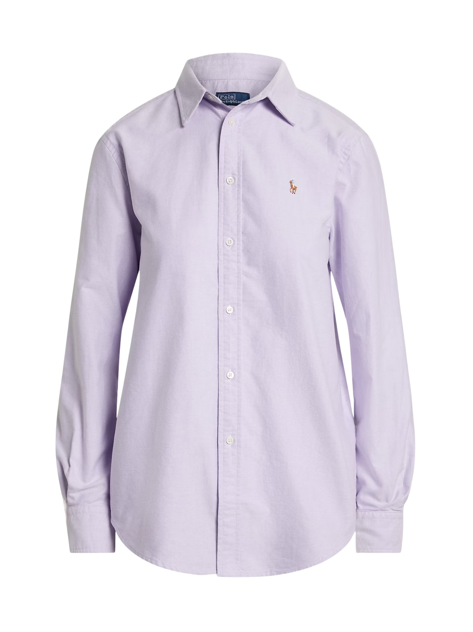 RALPH LAUREN WOMEN The Iconic Classic Fit Oxford Shirt Sky Lavender