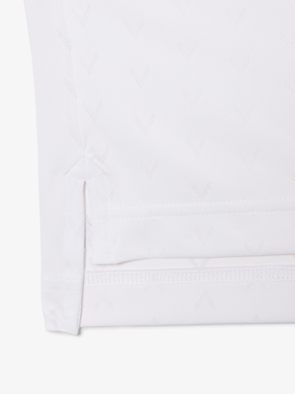 LACOSTE Tennis Heritage Ultra Dry Stretch Polo Shirt White