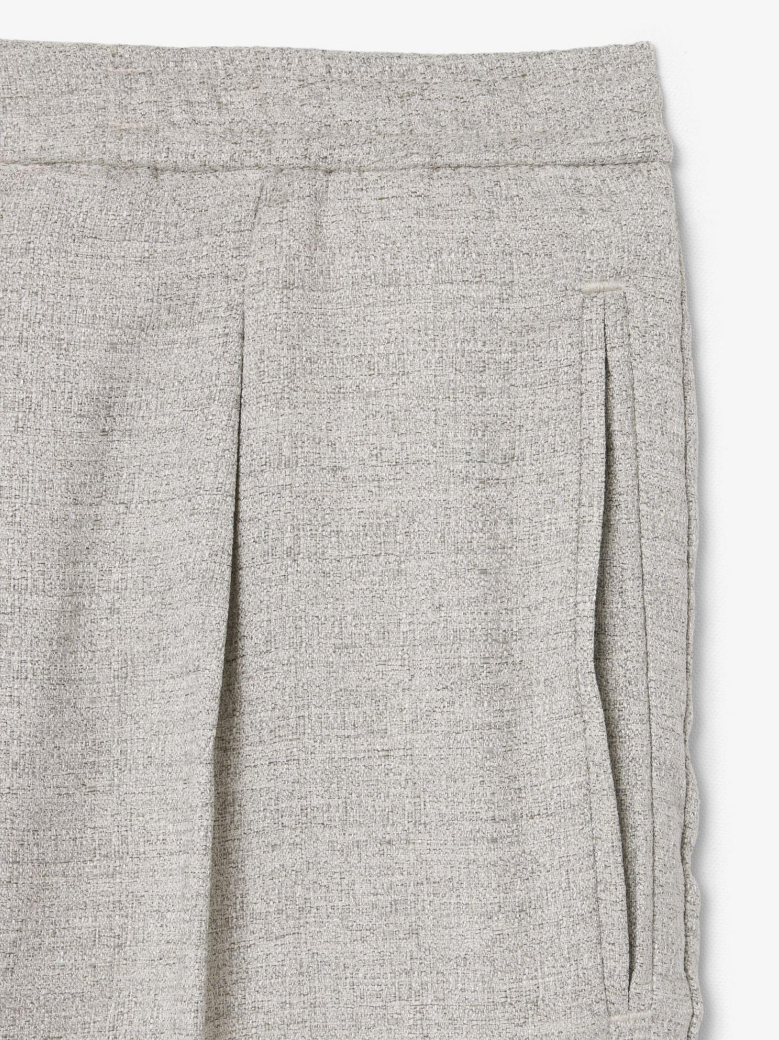 LACOSTE Relaxed Fit Slub Weave Pants Grey