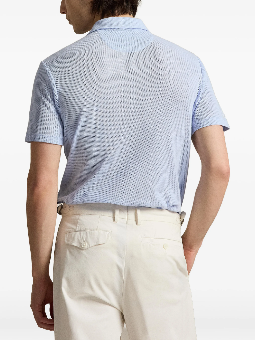 RALPH LAUREN Wimbledon Classic Fit Polo Shirt Office Blue