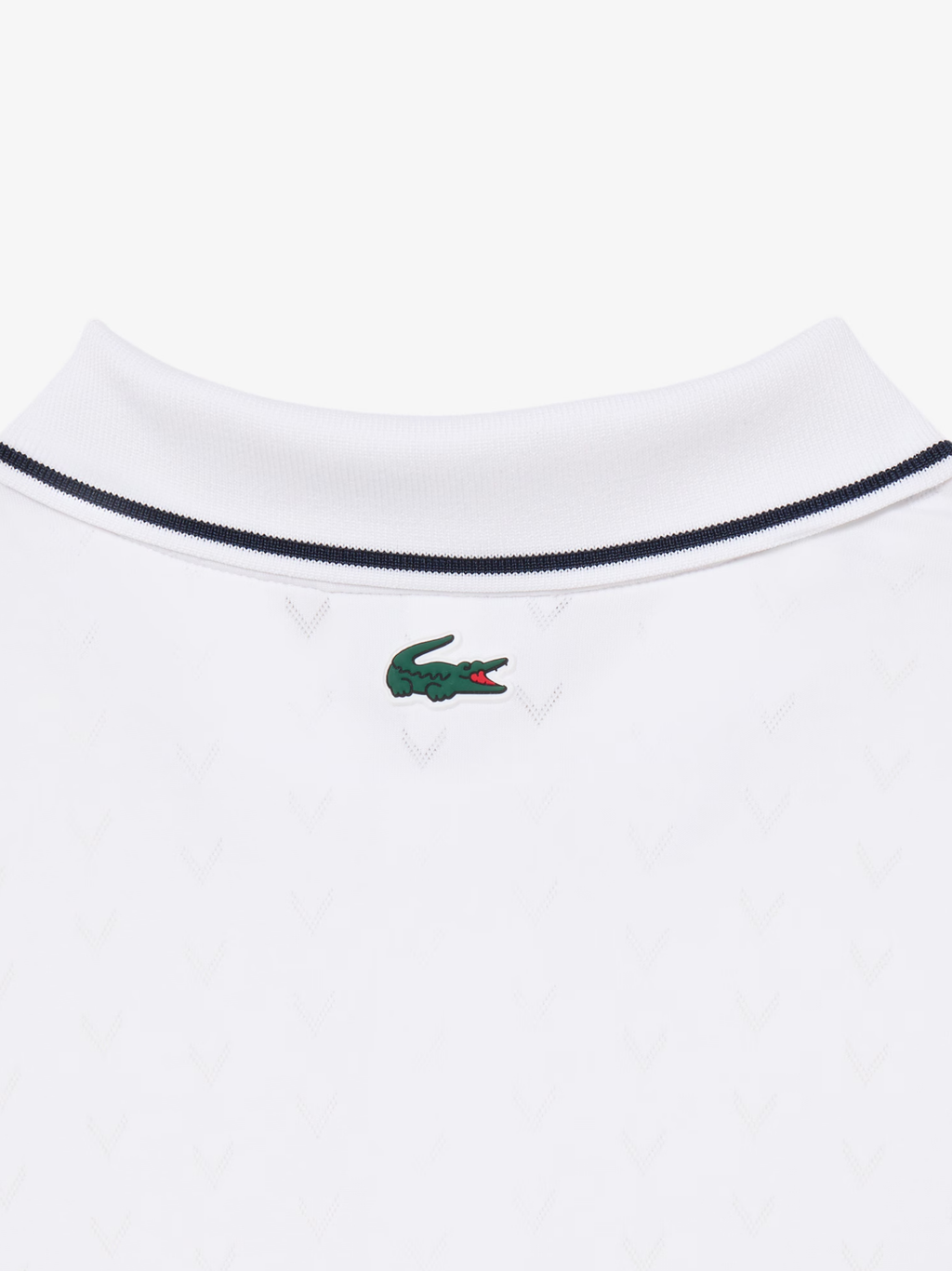 LACOSTE Tennis Heritage Ultra Dry Stretch Polo Shirt White