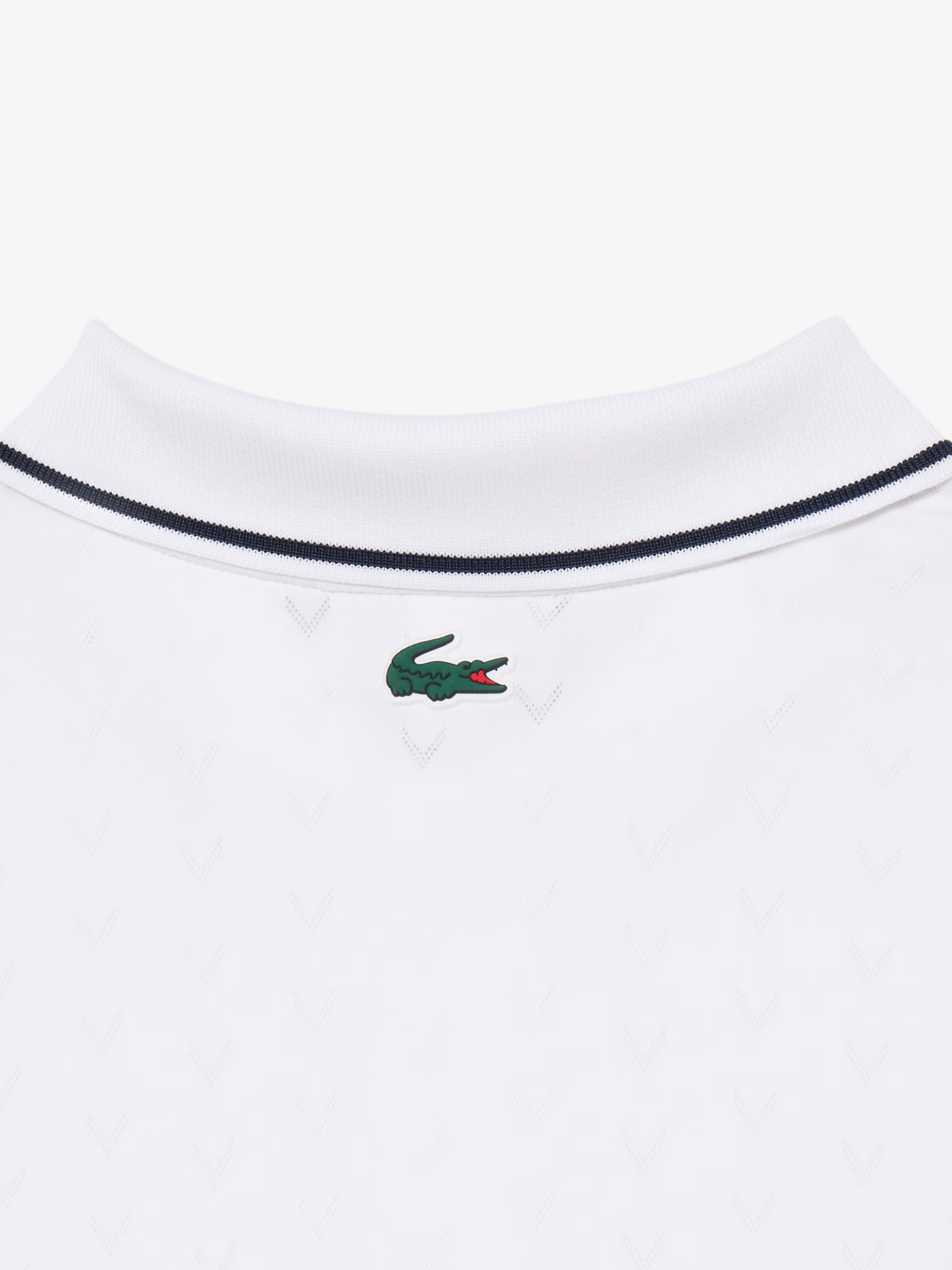 LACOSTE Tennis Heritage Ultra Dry Stretch Polo Shirt White