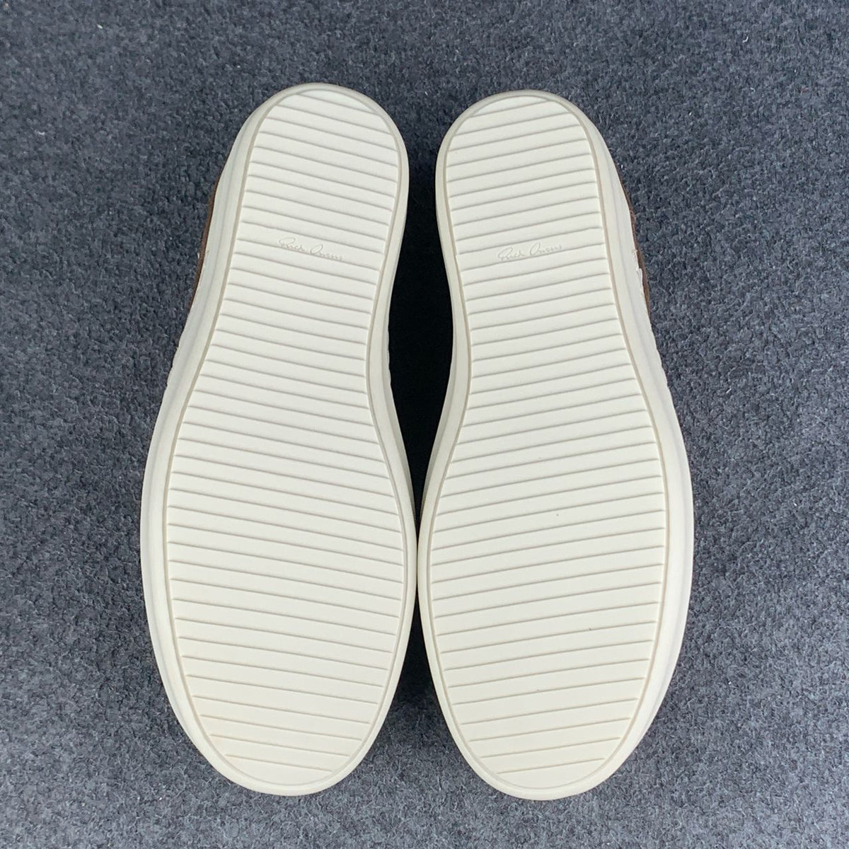 Rick Owens EDFU Vintage Low Suede Dust 'Grey Milk White'