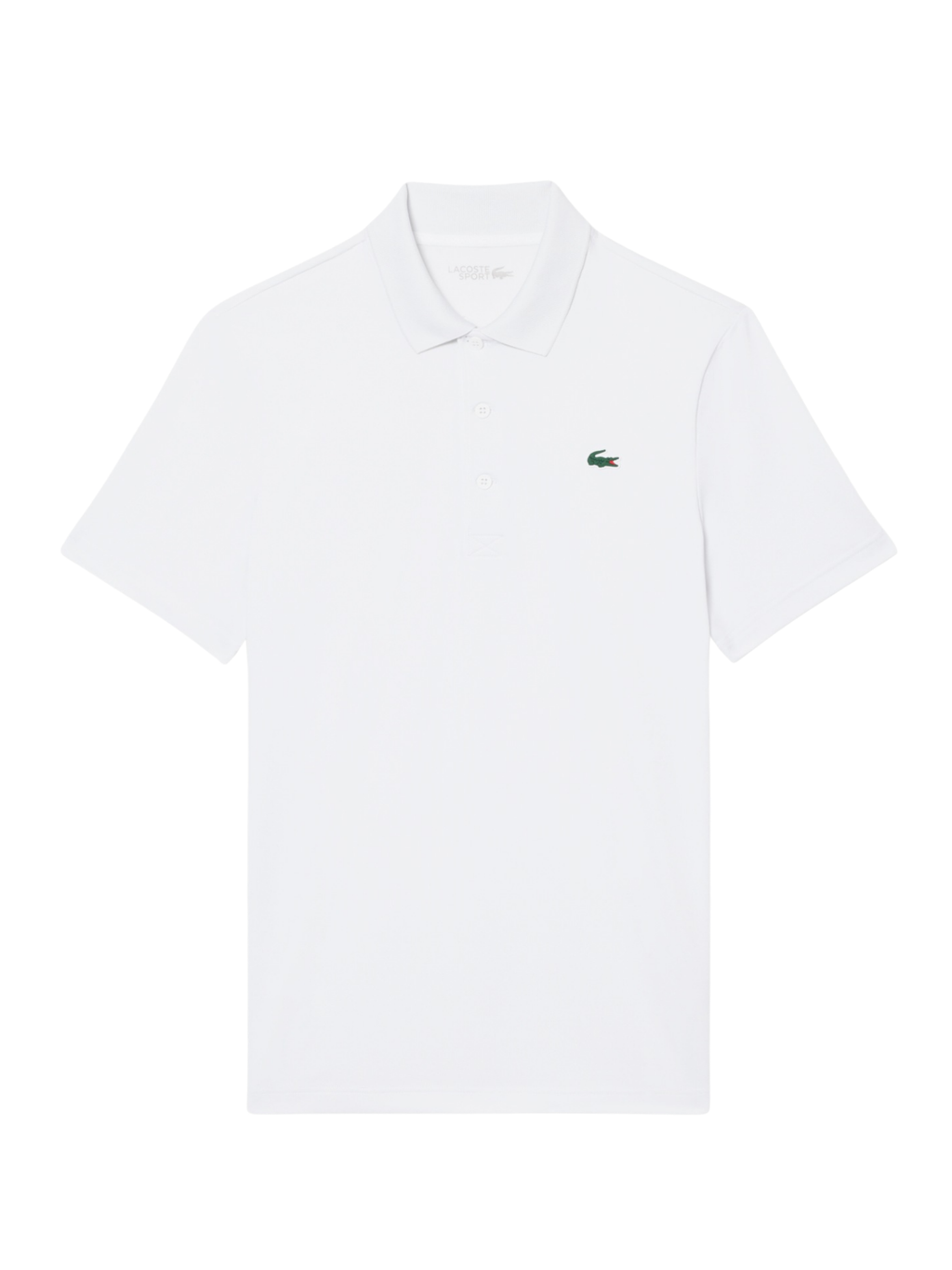 LACOSTE Ultra Dry Stretch Golf Polo Shirt White