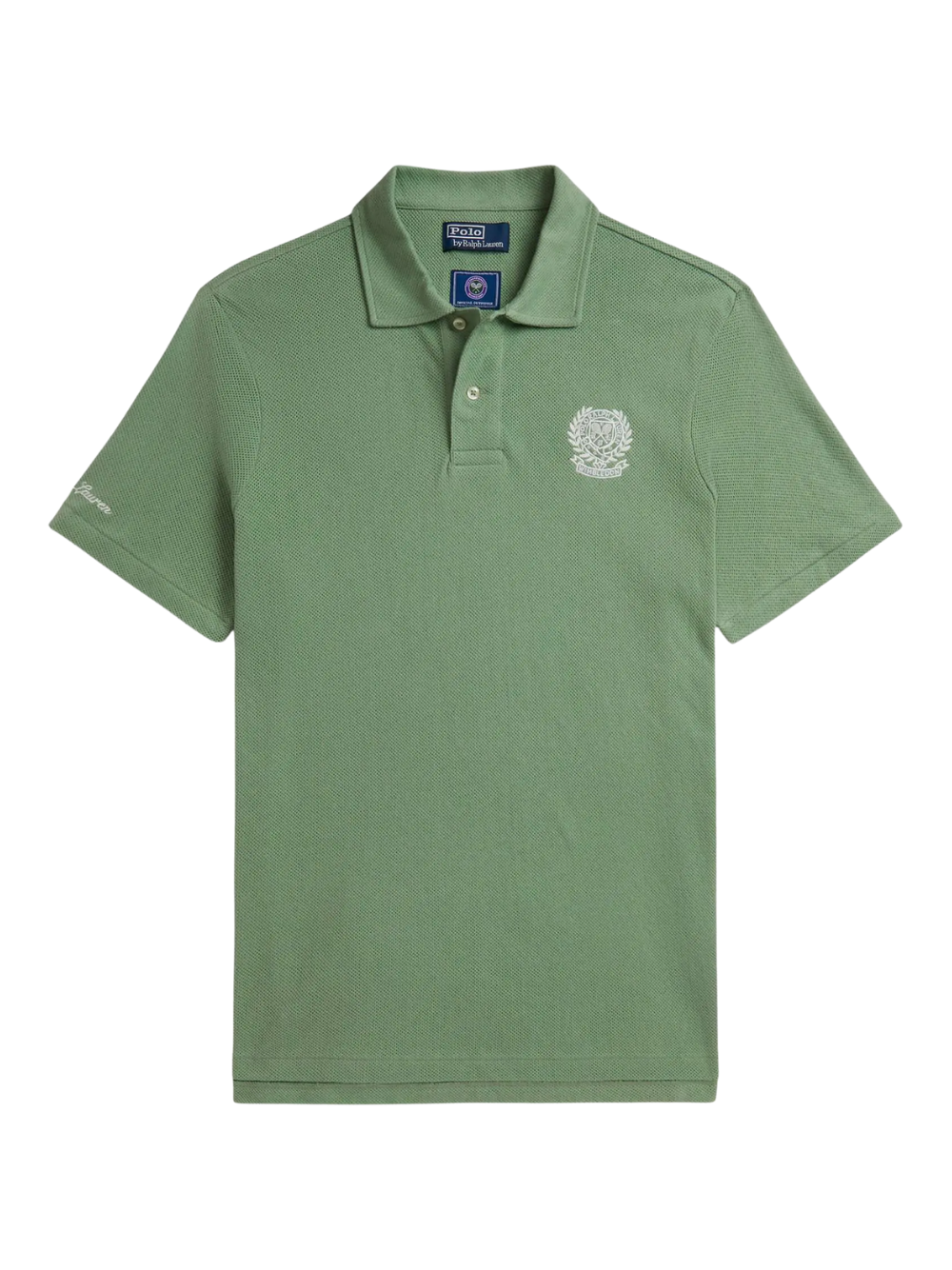 RALPH LAUREN Wimbledon Classic Fit Polo Shirt Outback Green