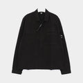 Cp Company Lens Gabardine Shirt In Black