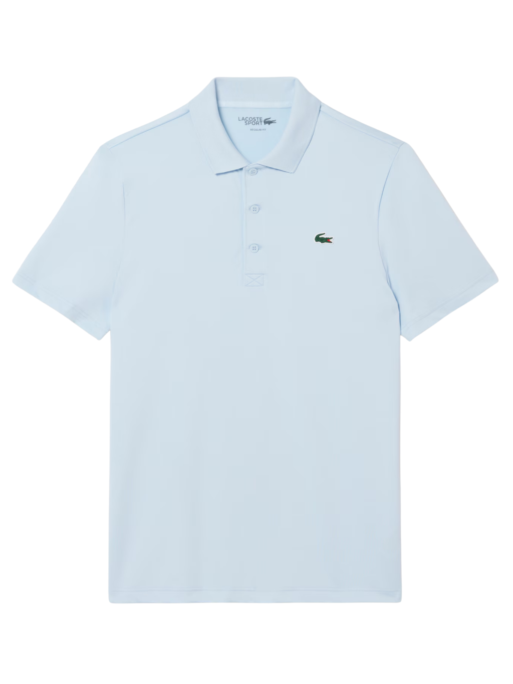 LACOSTE Ultra Dry Stretch Golf Polo Shirt Light Blue
