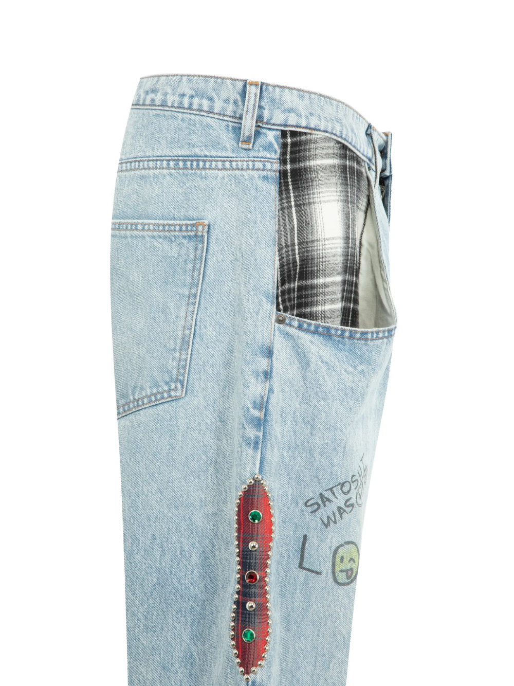 SATOSHI NAKAMOTO Nessa Pant Blue Denim