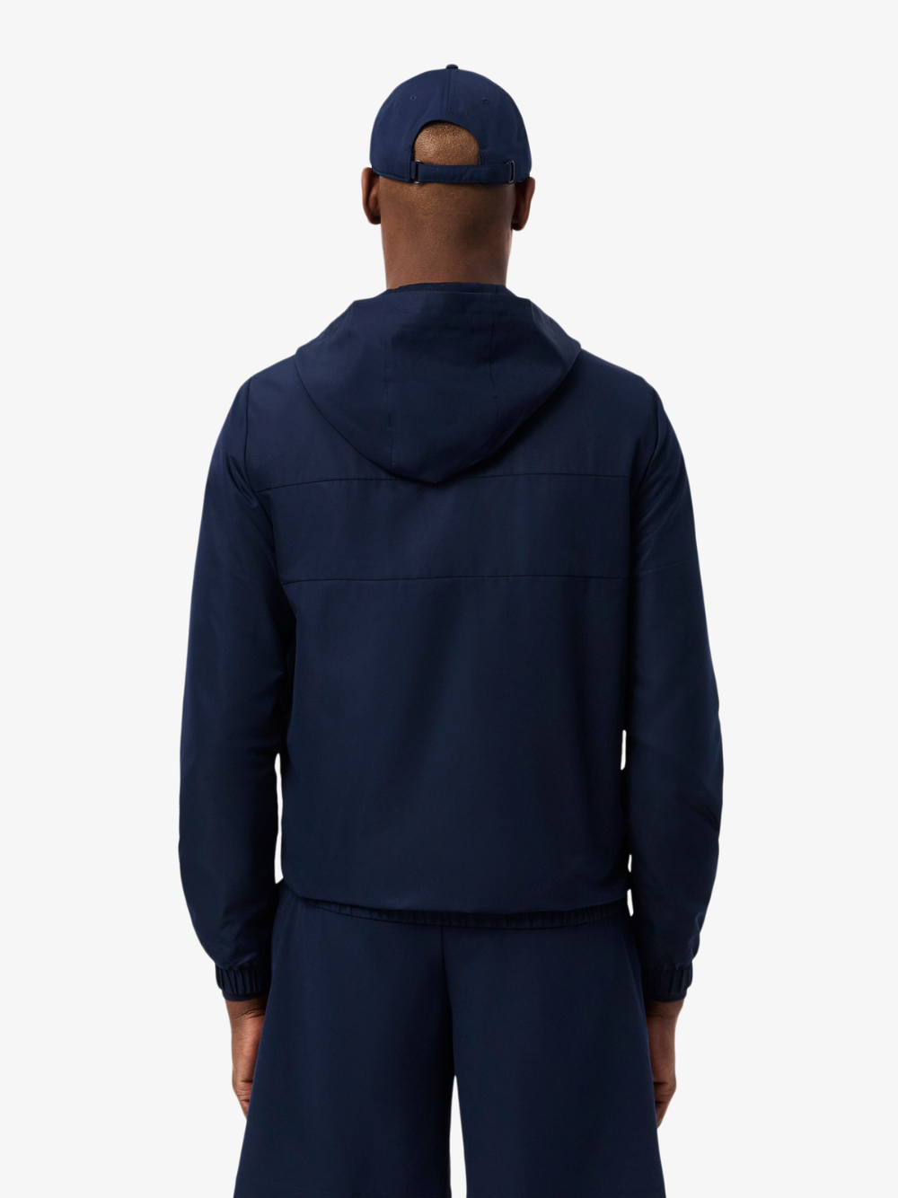 LACOSTE Water-Repellent Sport Track Jacket Navy