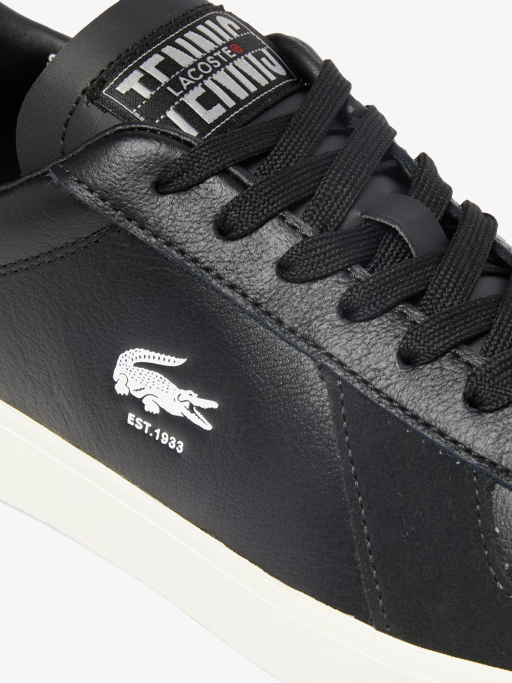 LACOSTE Baseshot Pro Leather Sneakers Black