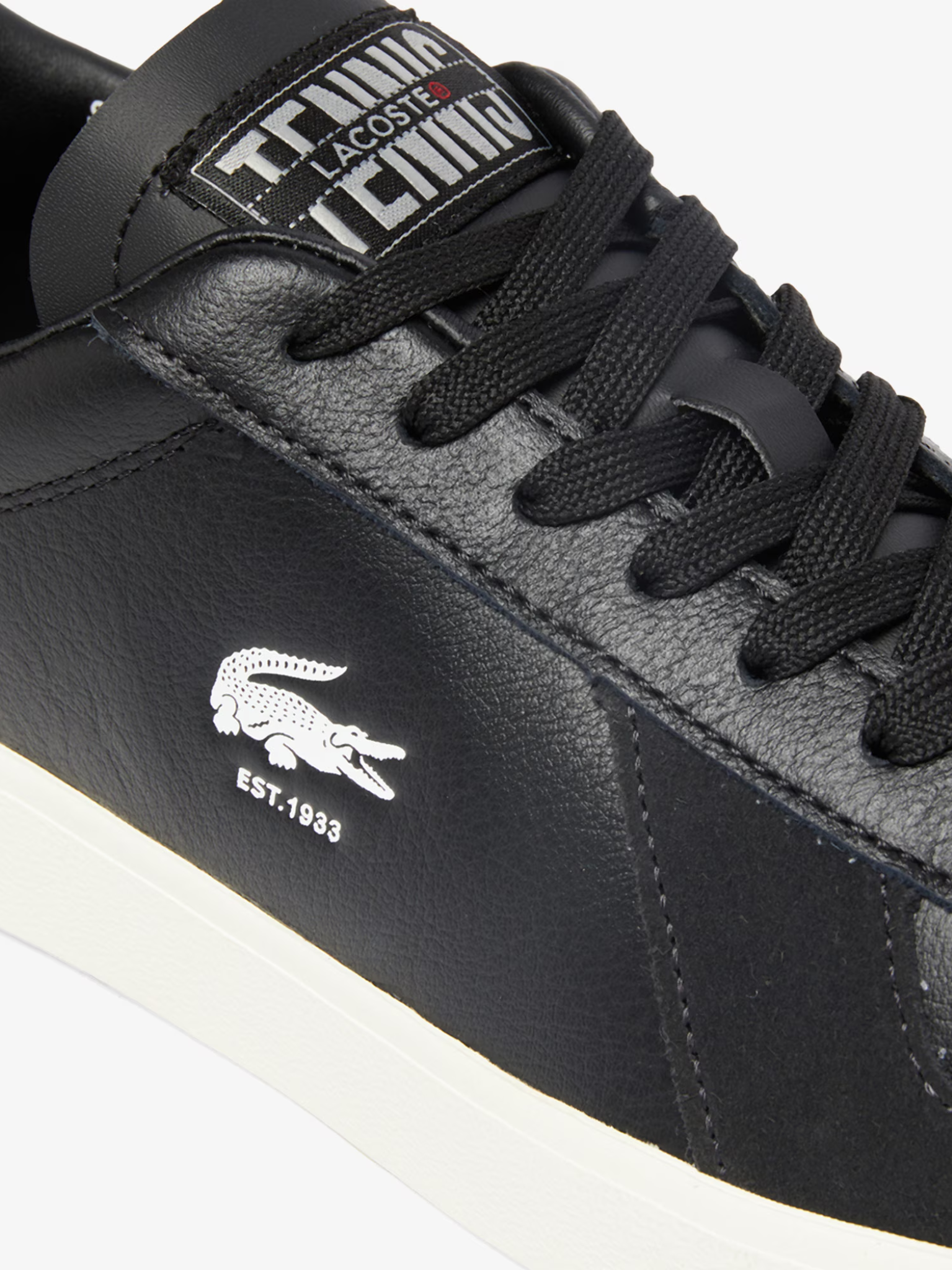 LACOSTE Baseshot Pro Leather Sneakers Black