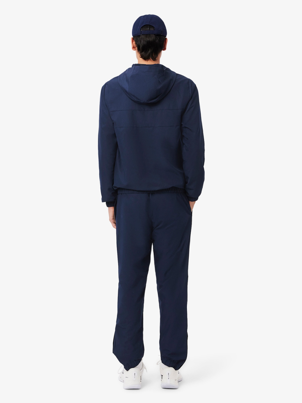LACOSTE Diamond Taffeta Sport Tracksuit Navy